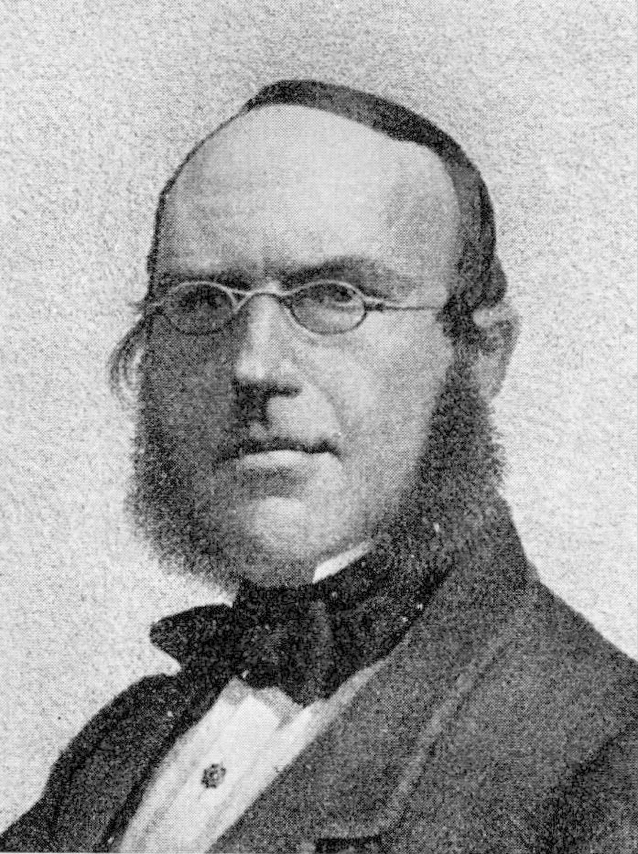 Portrait of Axel Erdmann (1814–1869) – memorial page