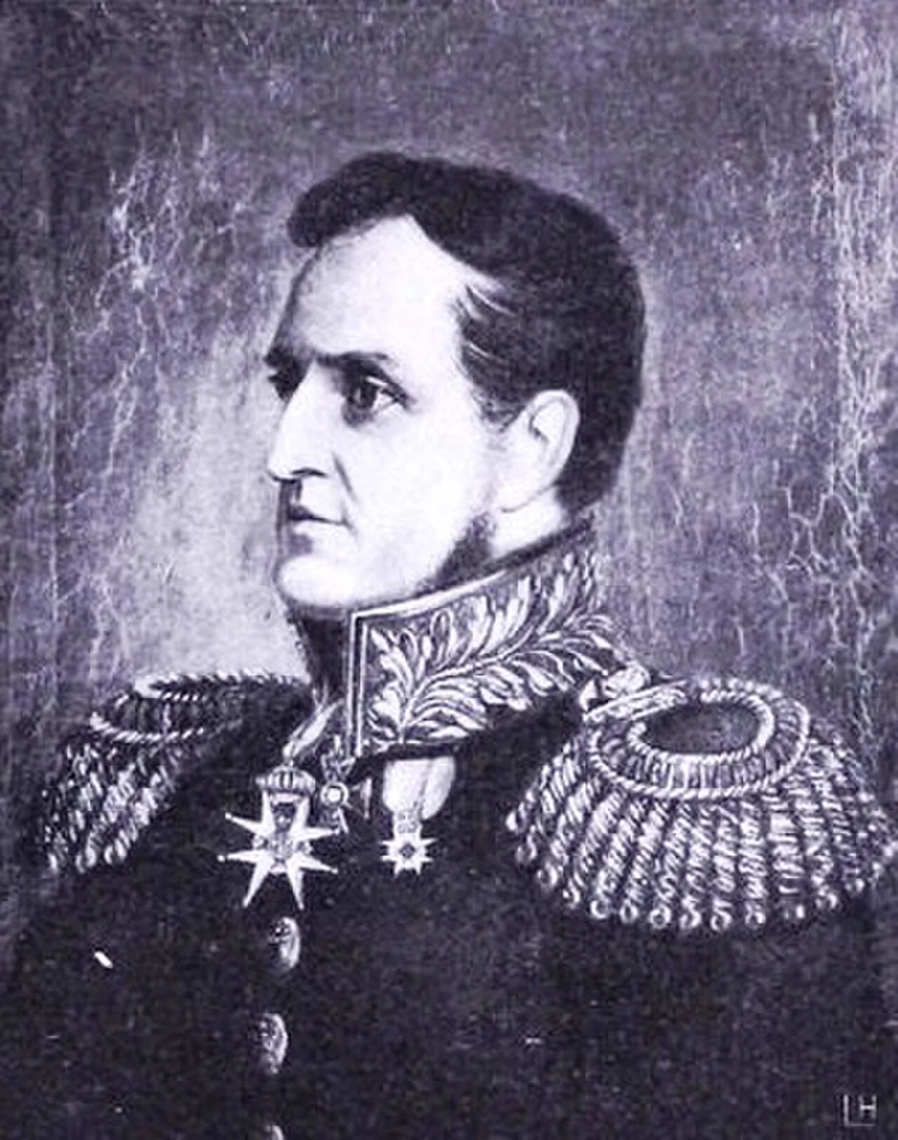 Porträt von Gustaf Adolf Ehrnrooth (1779–1848) – Gedenkseite