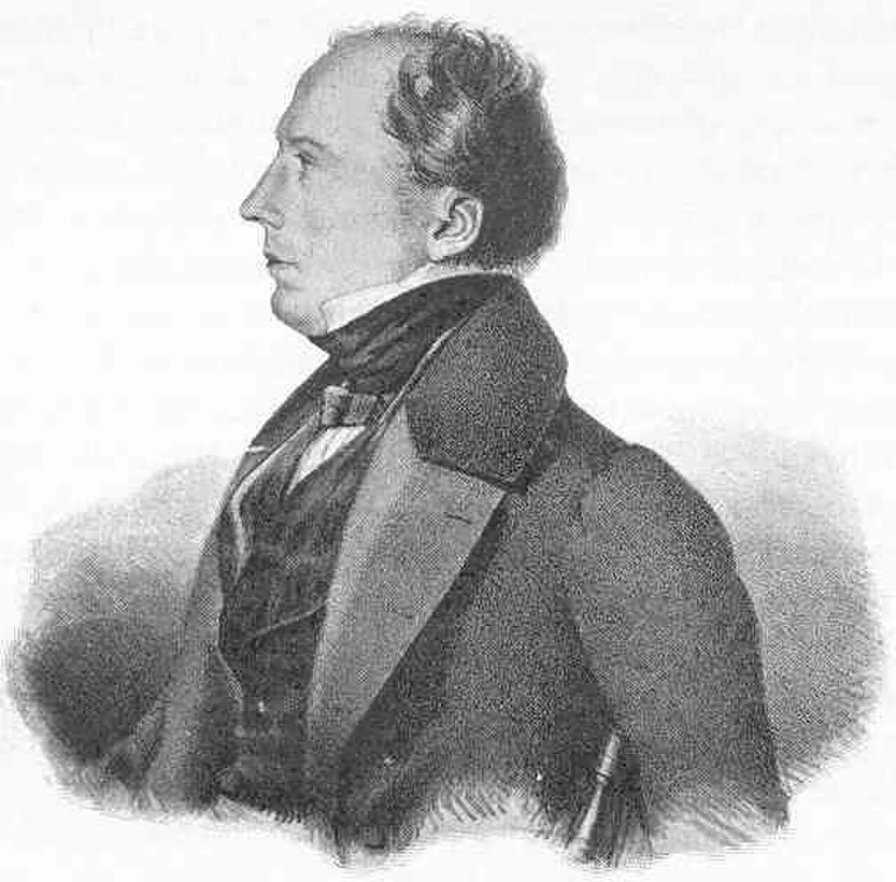 Porträt von Johan Jakob Nordström (1801–1874) – Gedenkseite