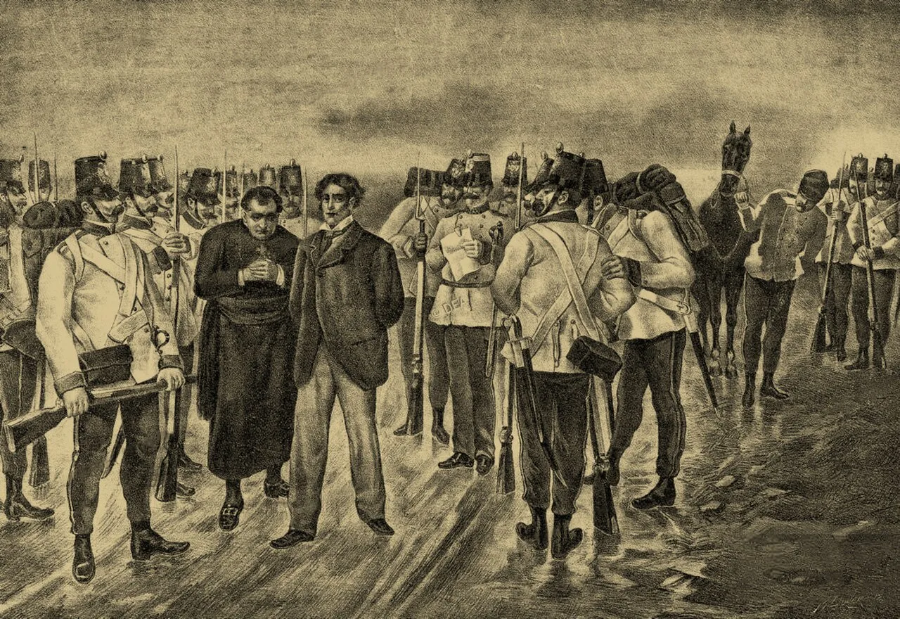 Porträt von Amatore Sciesa (1814–1851) – Gedenkseite