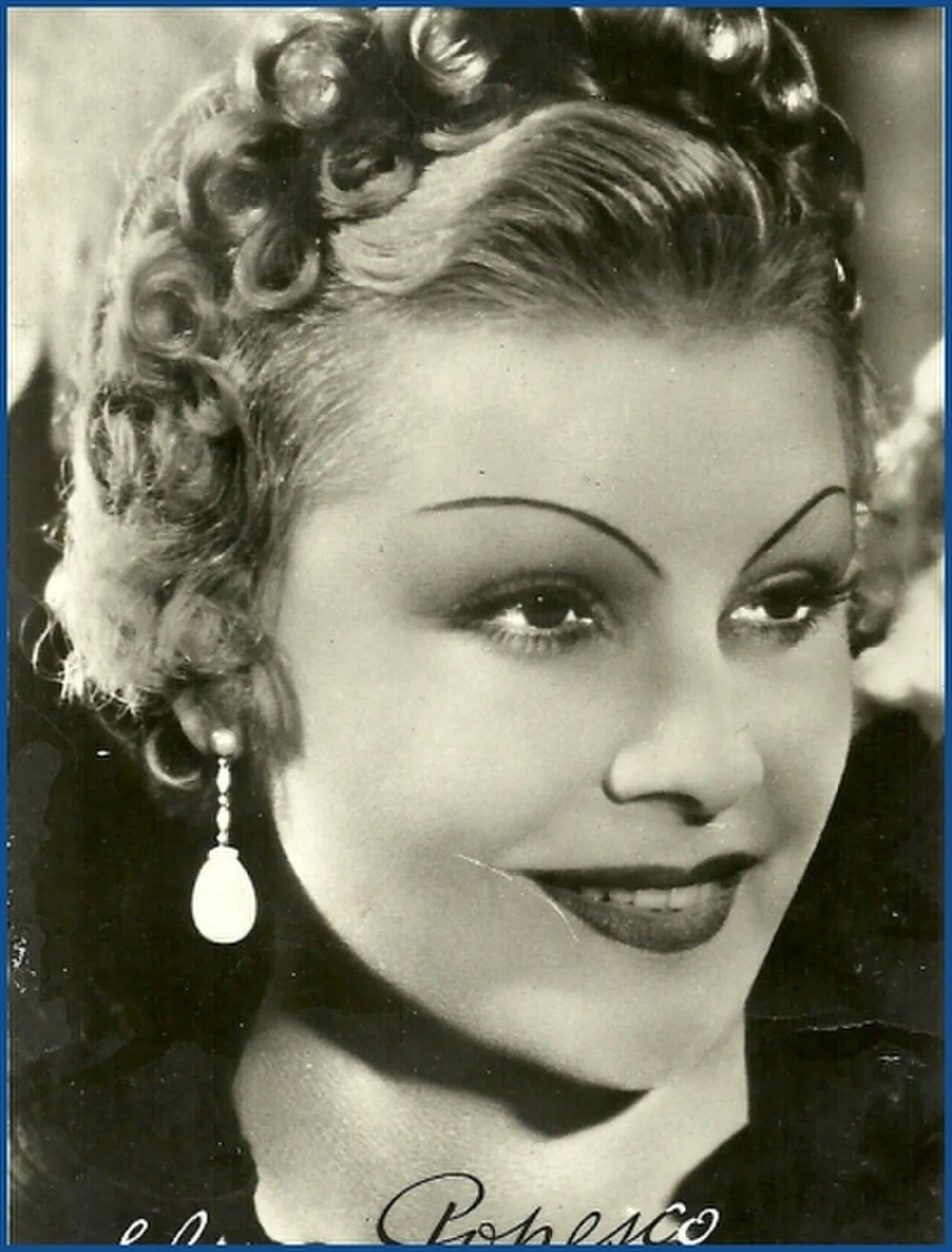 Porträt von Elvira Popescu (1894–1993) – Gedenkseite