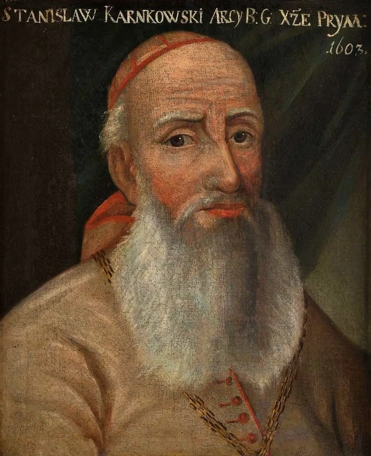 Porträt von Stanislaw Karnkowski (1520–1603) – Gedenkseite