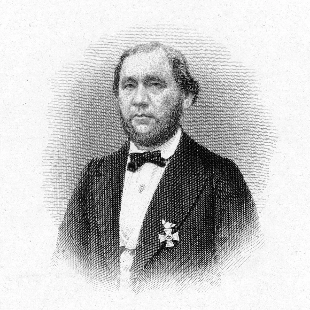 Porträt von Benjamin Bilse (1816–1902) – Gedenkseite