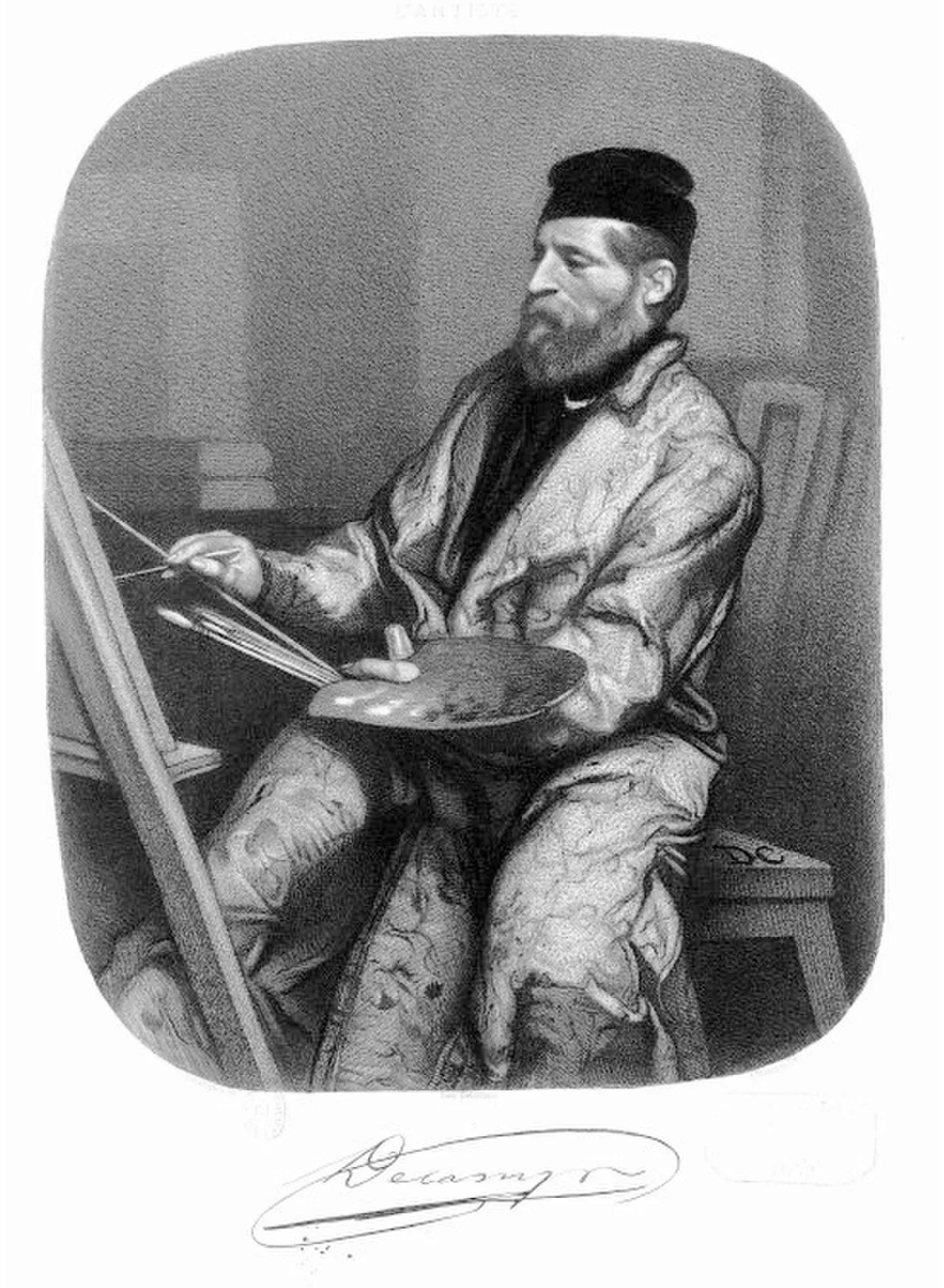 Portrait of Alexandre-Gabriel Decamps (1803–1860) – memorial page