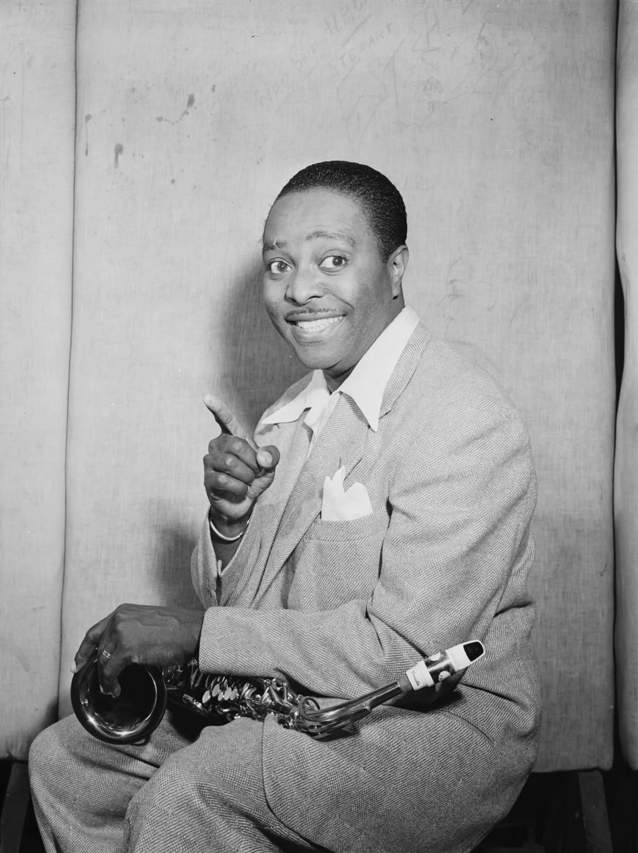 Porträt von Louis Jordan (1908–1975) – Gedenkseite