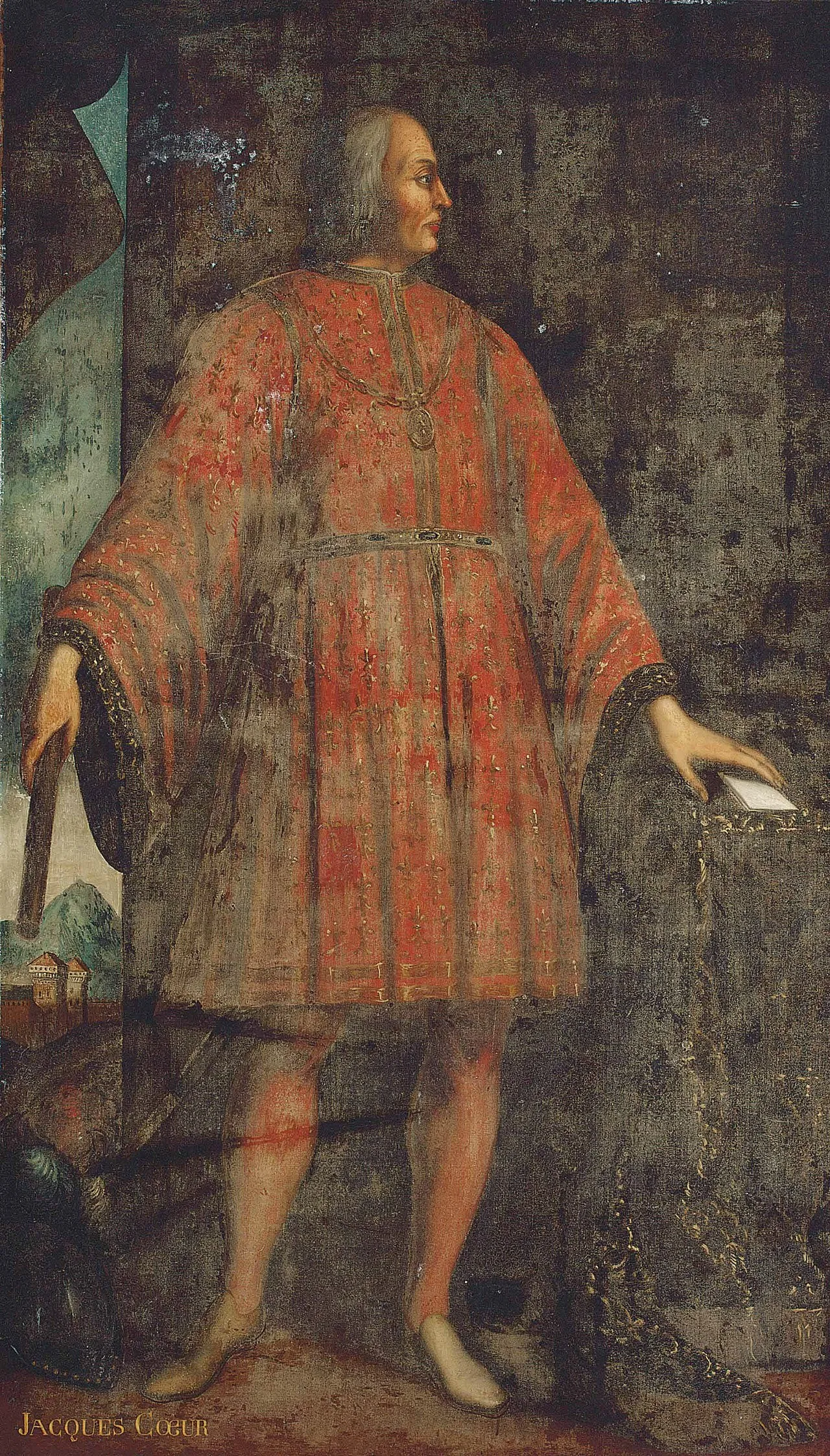 Porträt von Jacques Cœur (1395–1456) – Gedenkseite