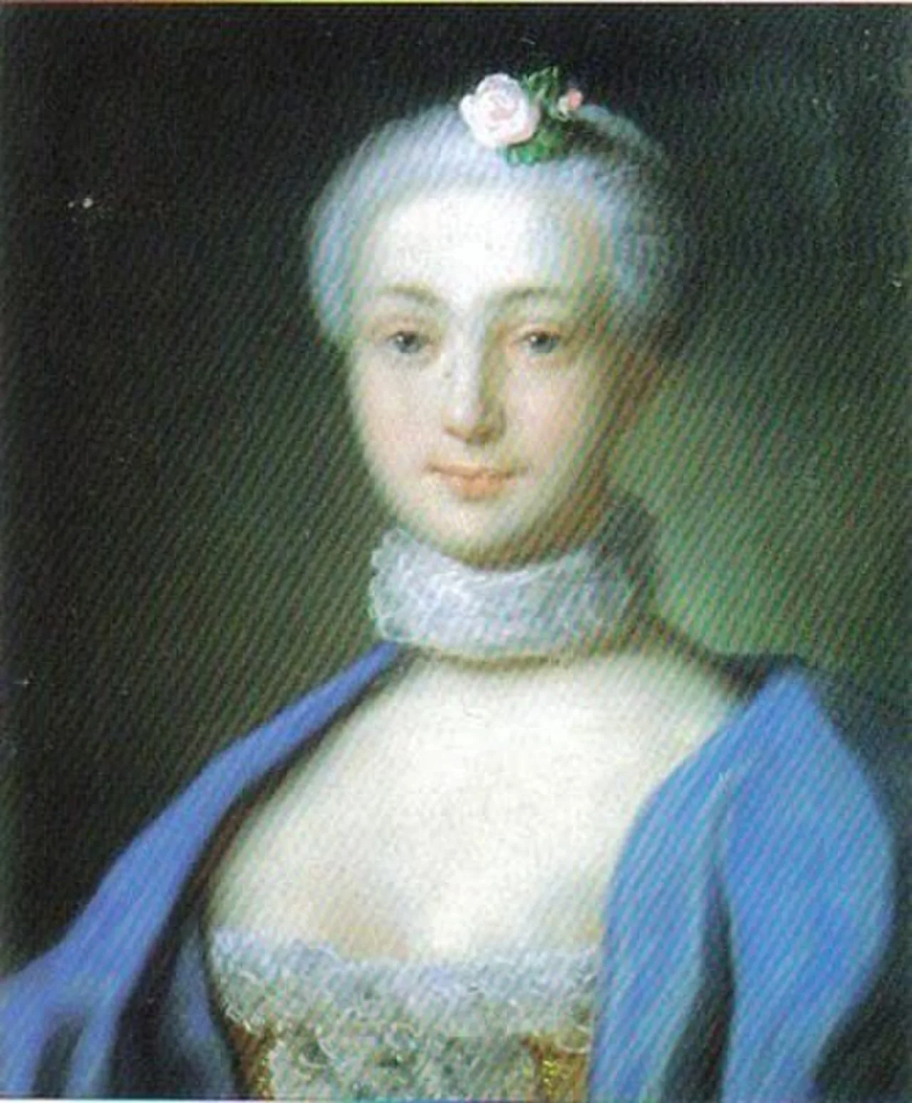 Porträt von Maria Wilhelmina von Auersperg (1738–1775) – Gedenkseite