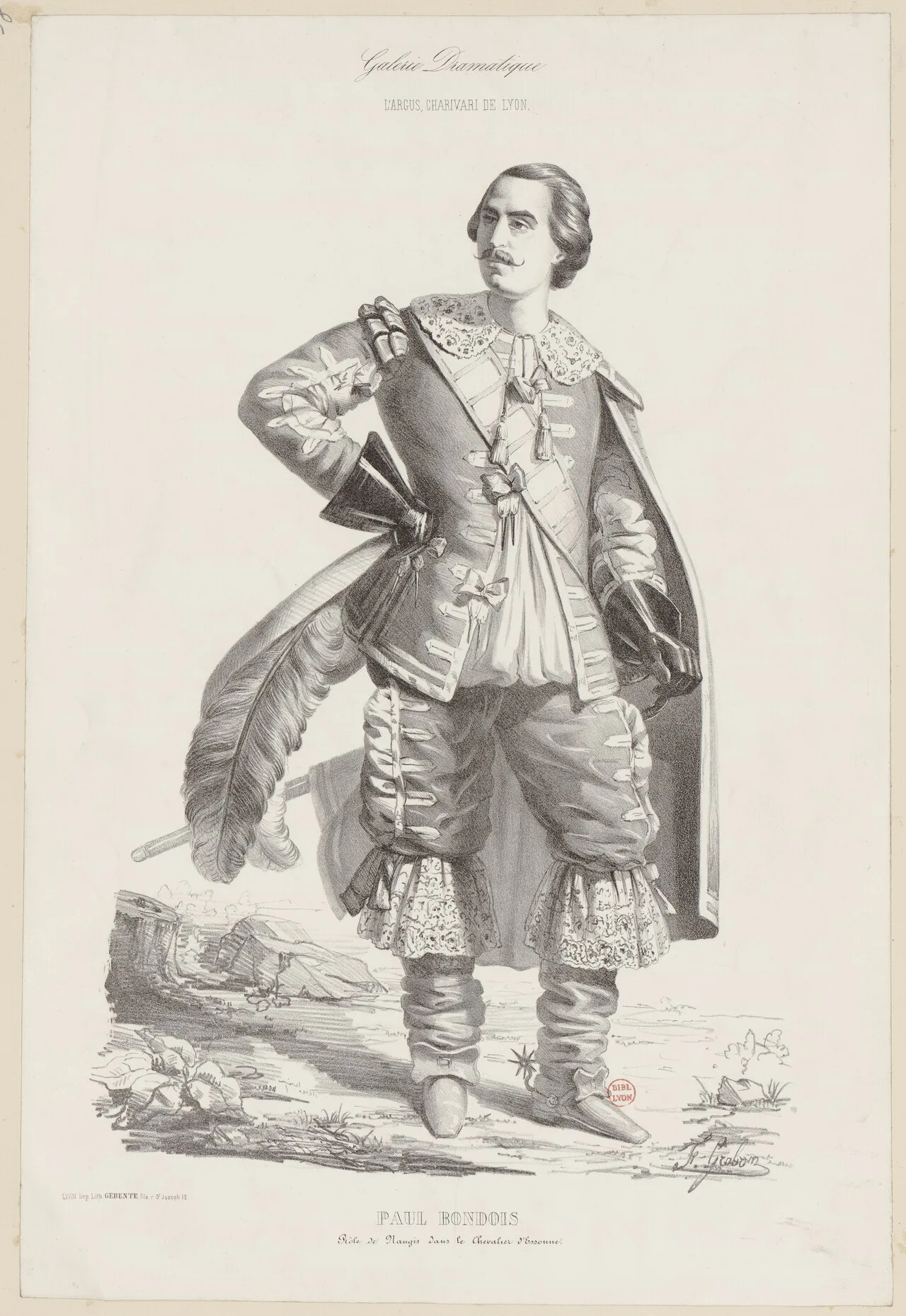 Porträt von Paul Julien Bondois (1821–1879) – Gedenkseite