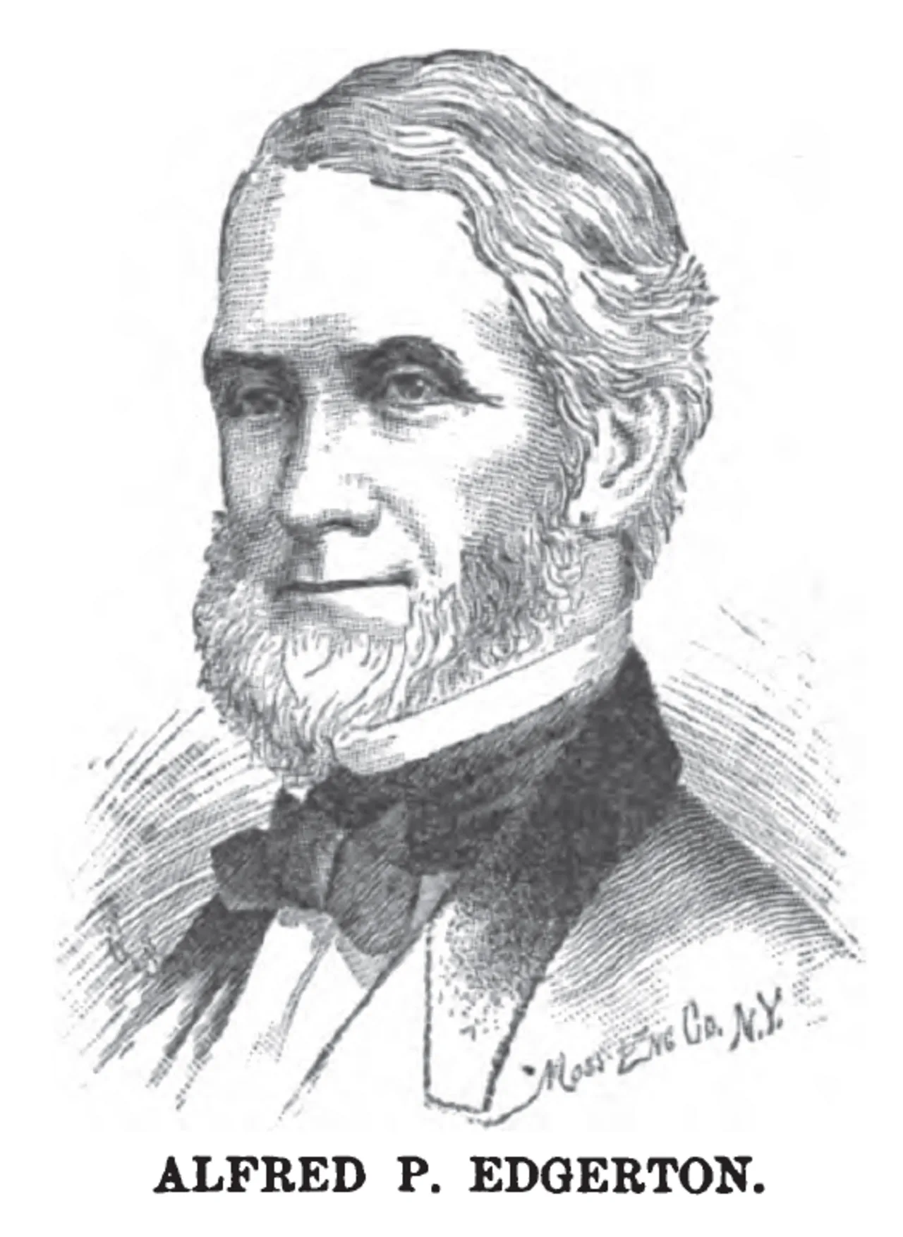 Portrait of Alfred Peck Edgerton (1813–1897) – memorial page