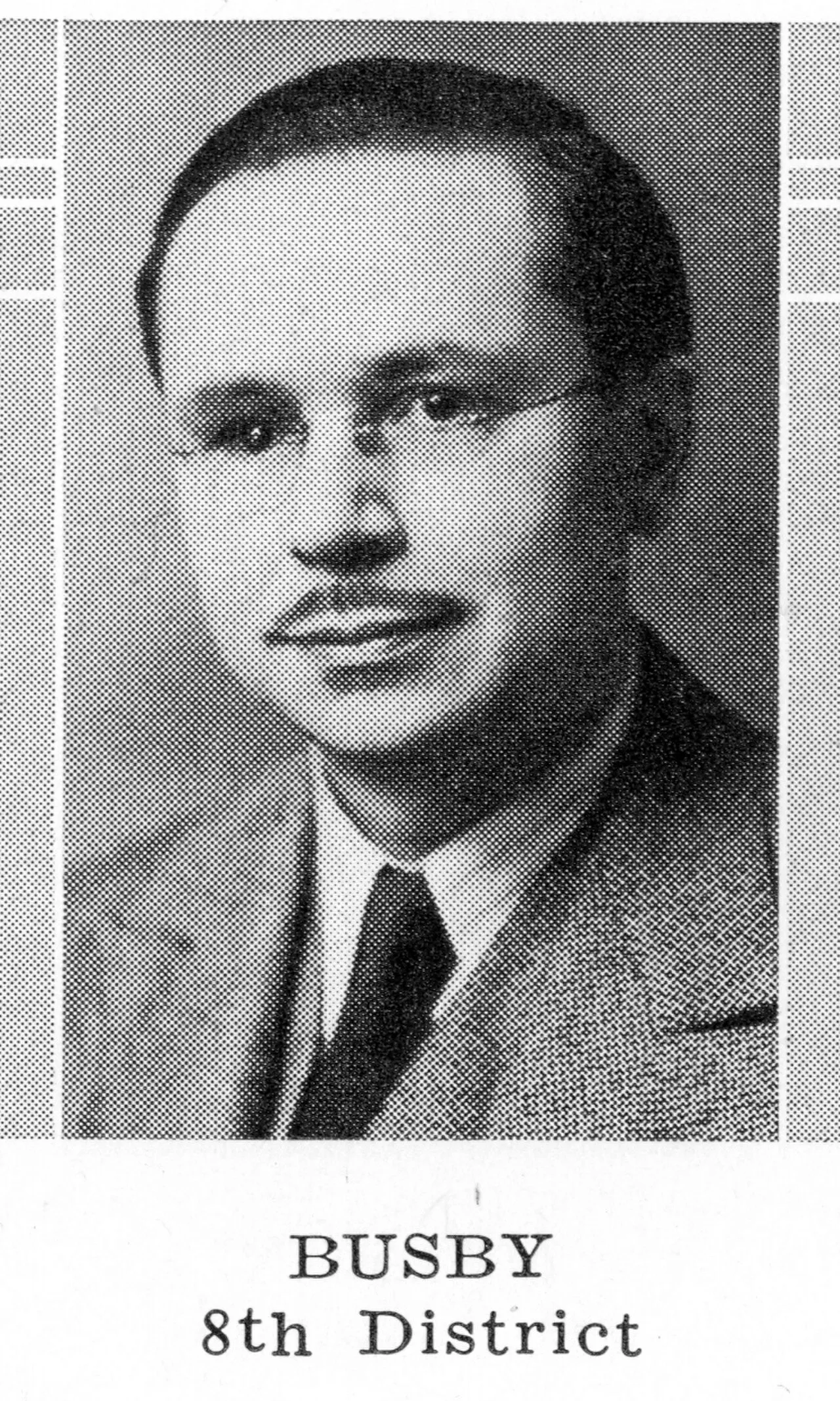 Portrait of Allen Busby (1900–1988) – memorial page
