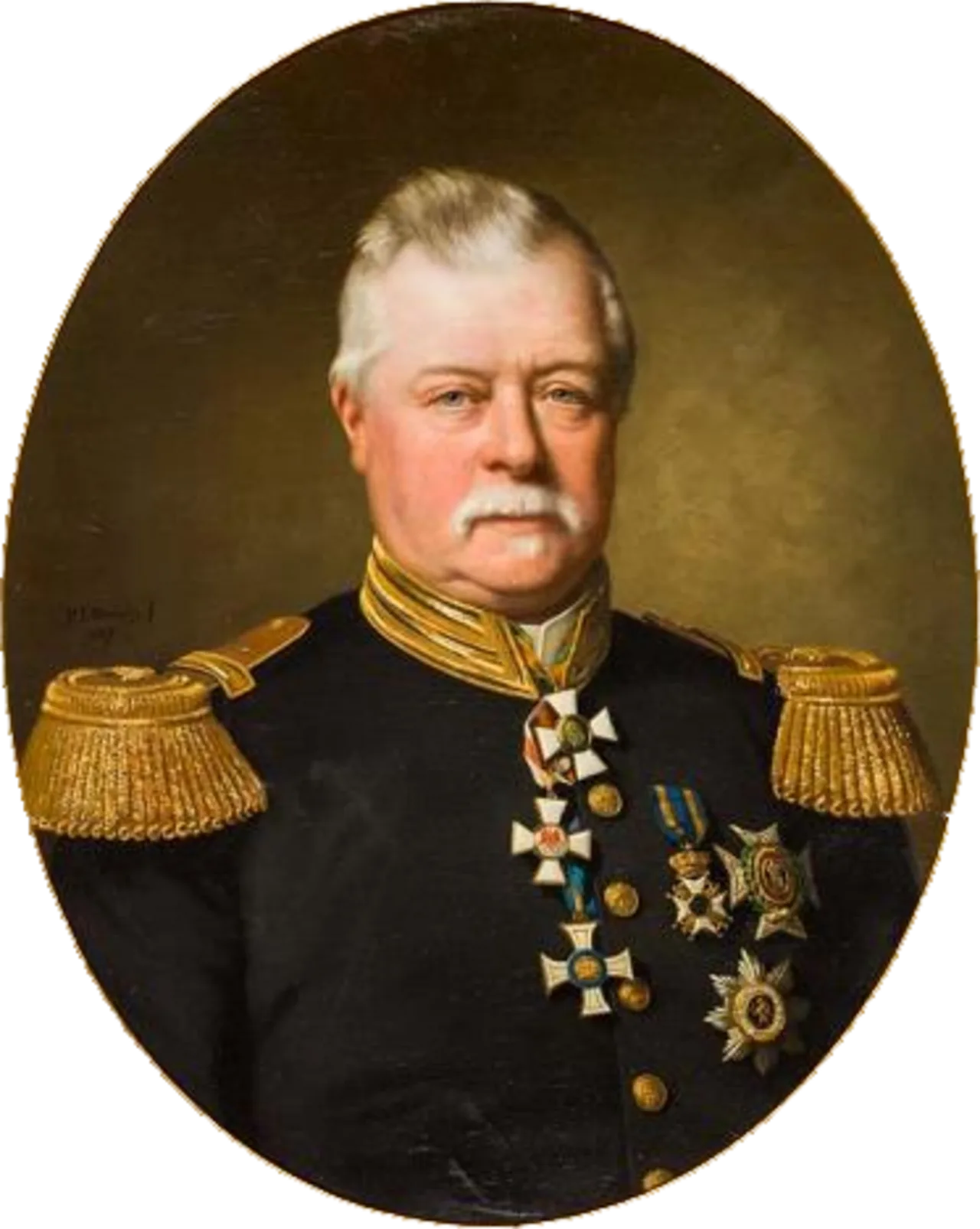 Portrait of Justinus Egbert Hendrik van Nagell (1825–1901) – memorial page