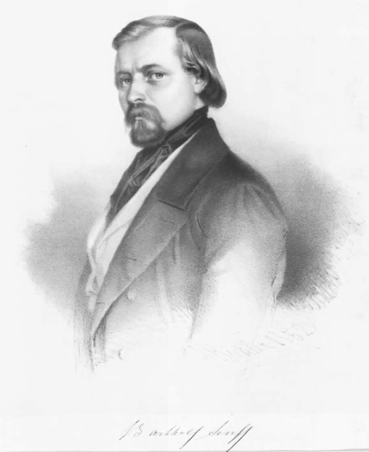 Porträt von Bartholf Senff (1815–1900) – Gedenkseite