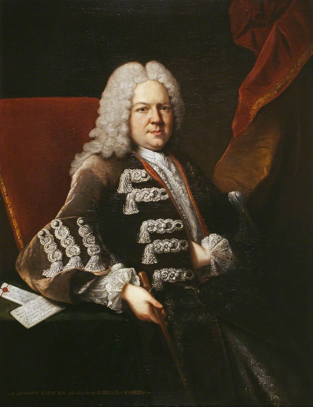 Porträt von Benjamin Keene (1697–1757) – Gedenkseite