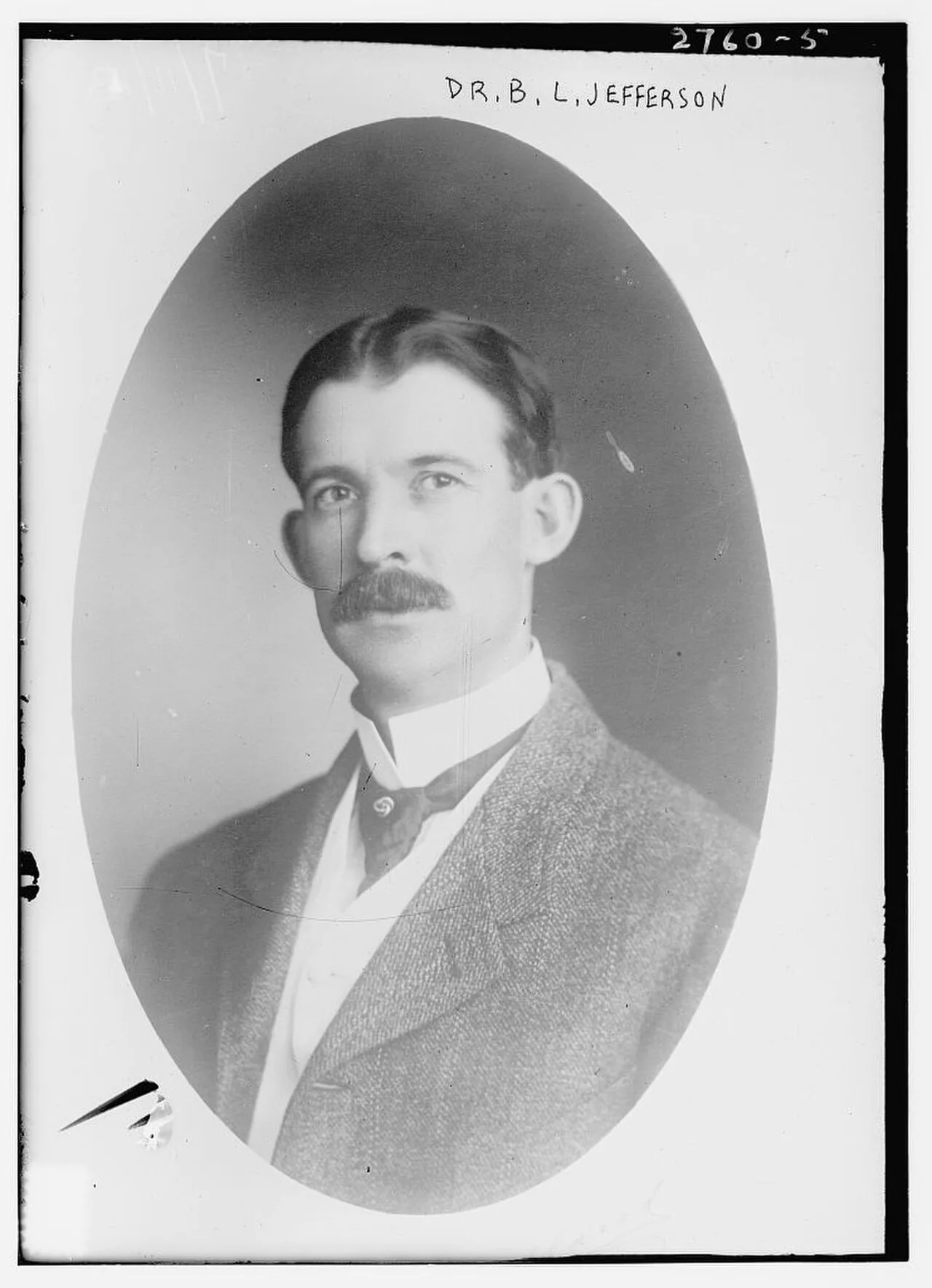 Portrait of Benjamin Lafayette Jefferson (1871–1950) – memorial page
