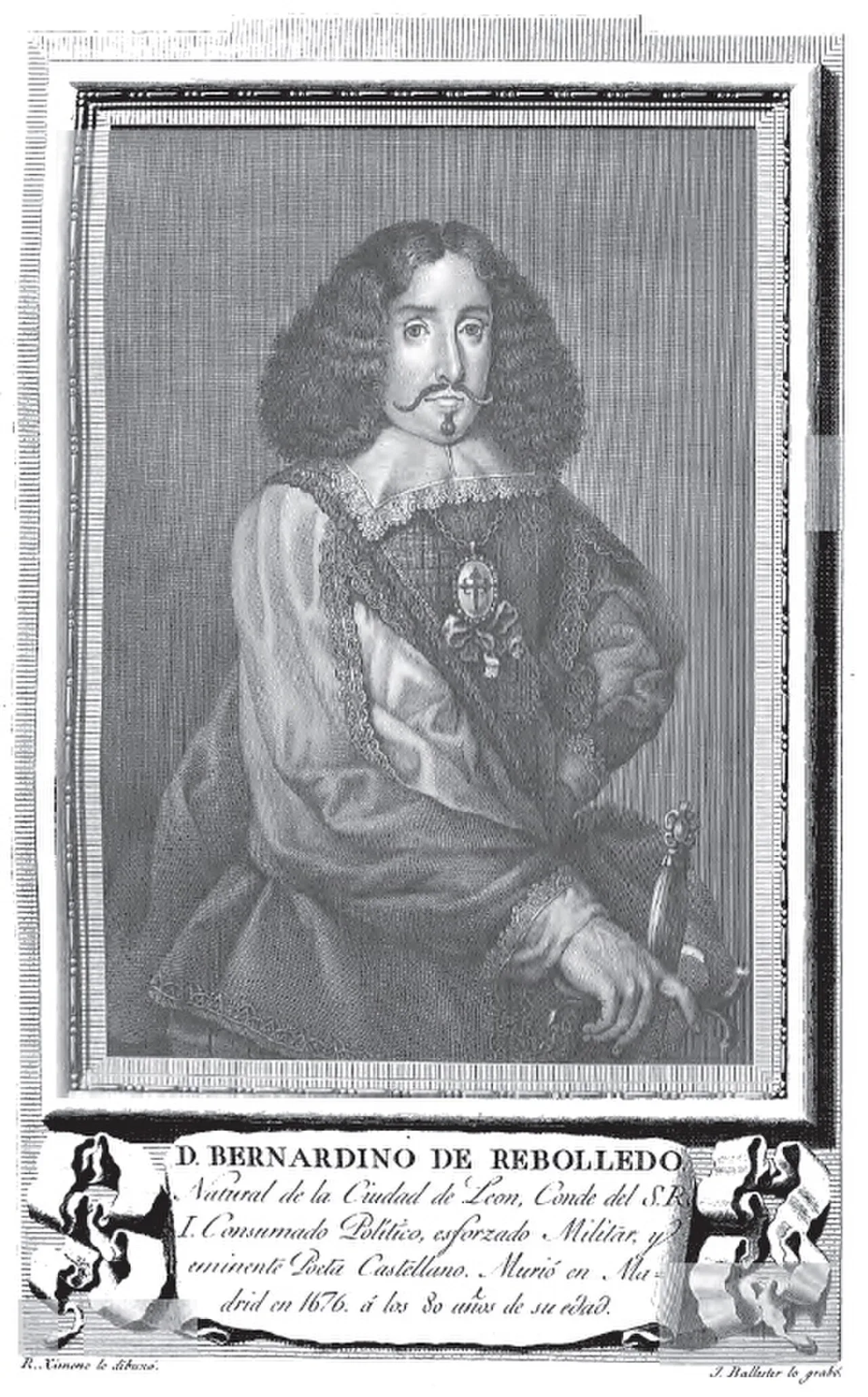 Portrait of Bernardino de Rebolledo (1597–1676) – memorial page