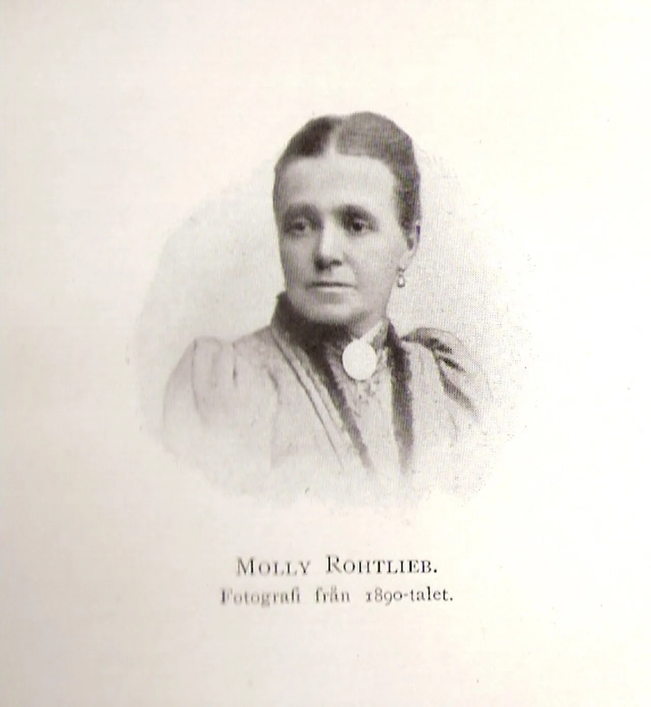 Portrait of Molly Rohtlieb (1836–1914) – memorial page