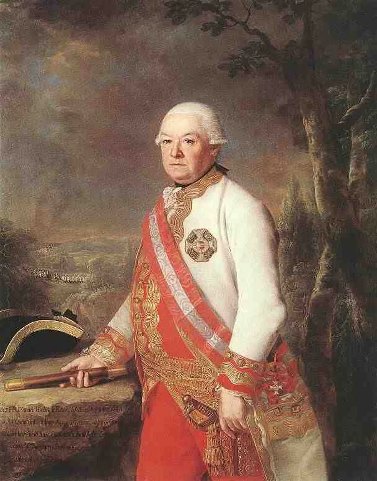 Porträt von Andreas Hadik von Futak (1710–1790) – Gedenkseite
