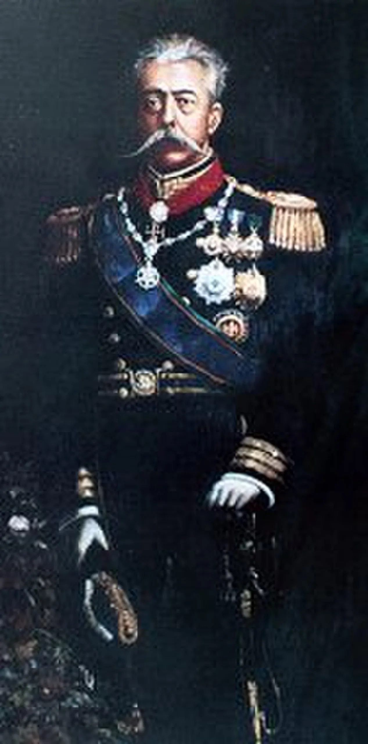 Porträt von Carlos Eugénio Correia da Silva, Count of Paço de Arcos (1834–1905) – Gedenkseite