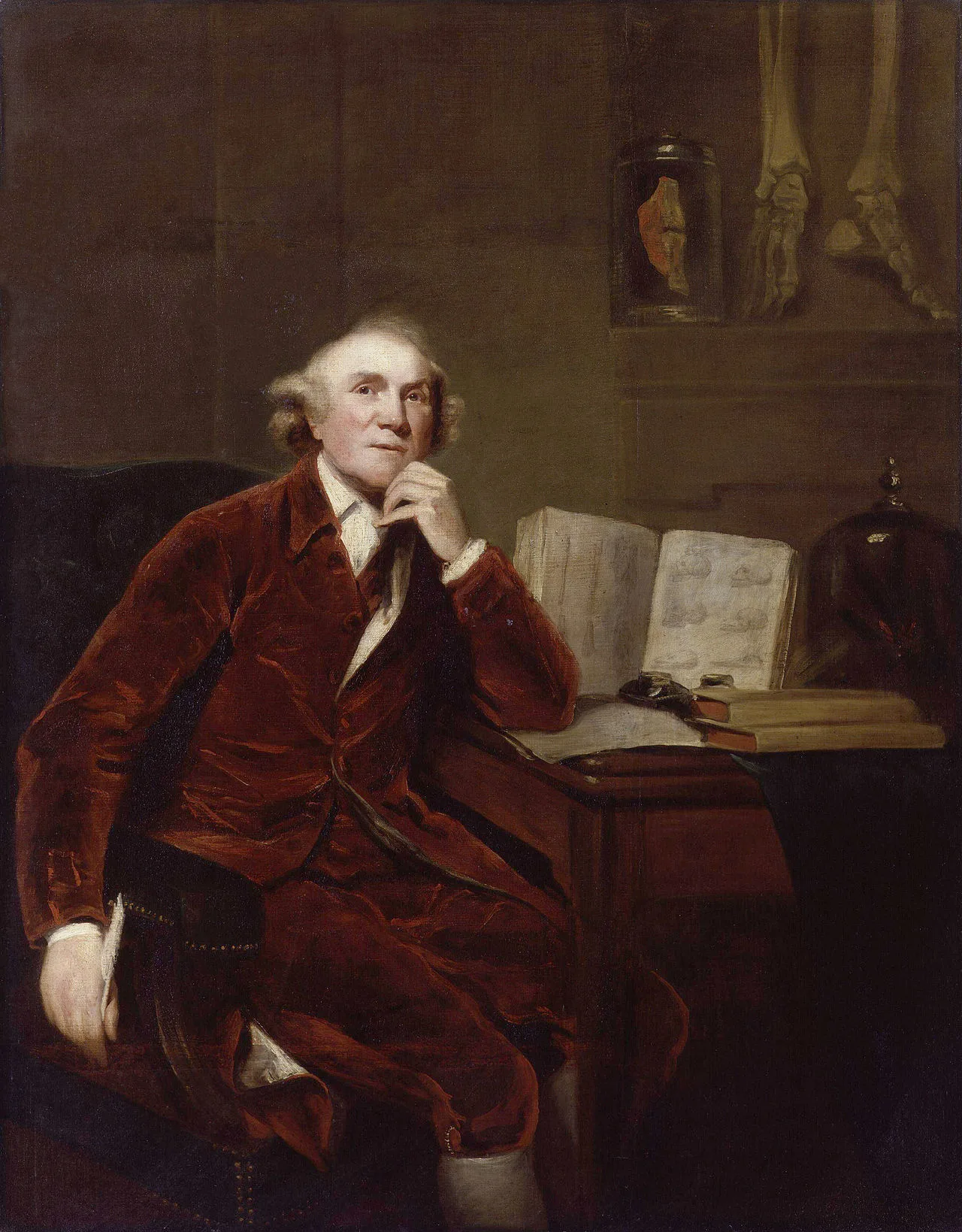 Porträt von John Hunter (1728–1793) – Gedenkseite