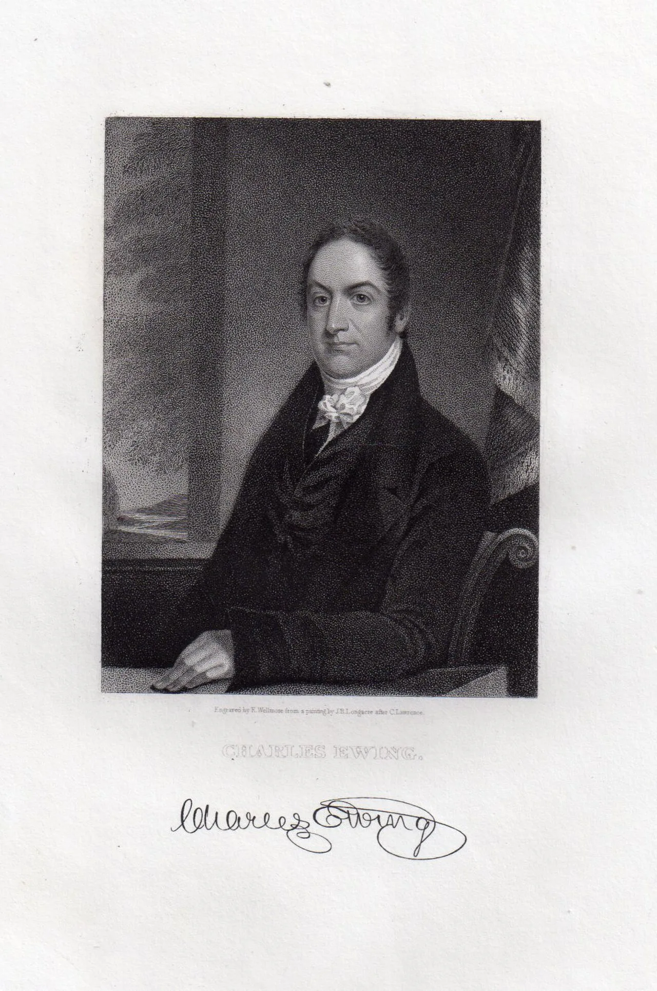 Porträt von Charles Ewing (1780–1832) – Gedenkseite