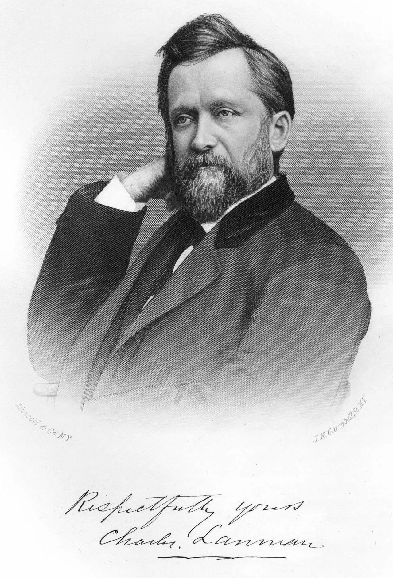 Porträt von Charles Lanman (1819–1895) – Gedenkseite