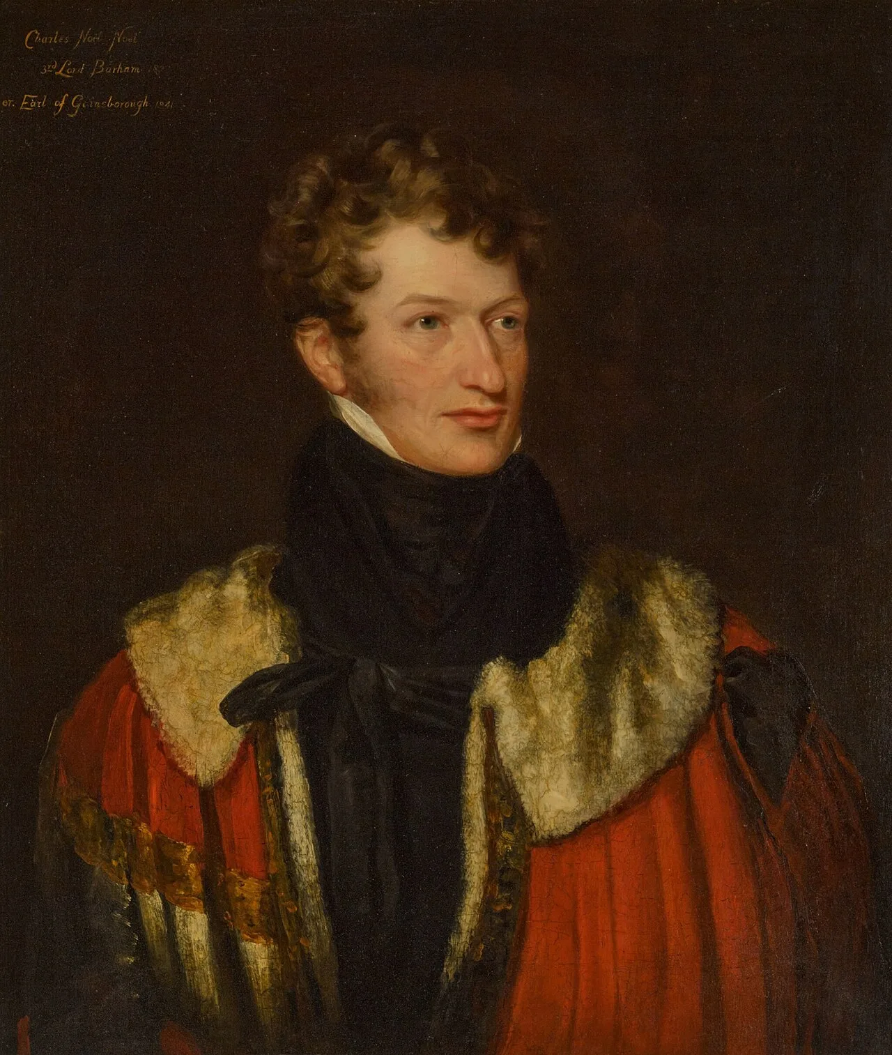 Porträt von Charles Noel, 1st Earl of Gainsborough (1781–1866) – Gedenkseite