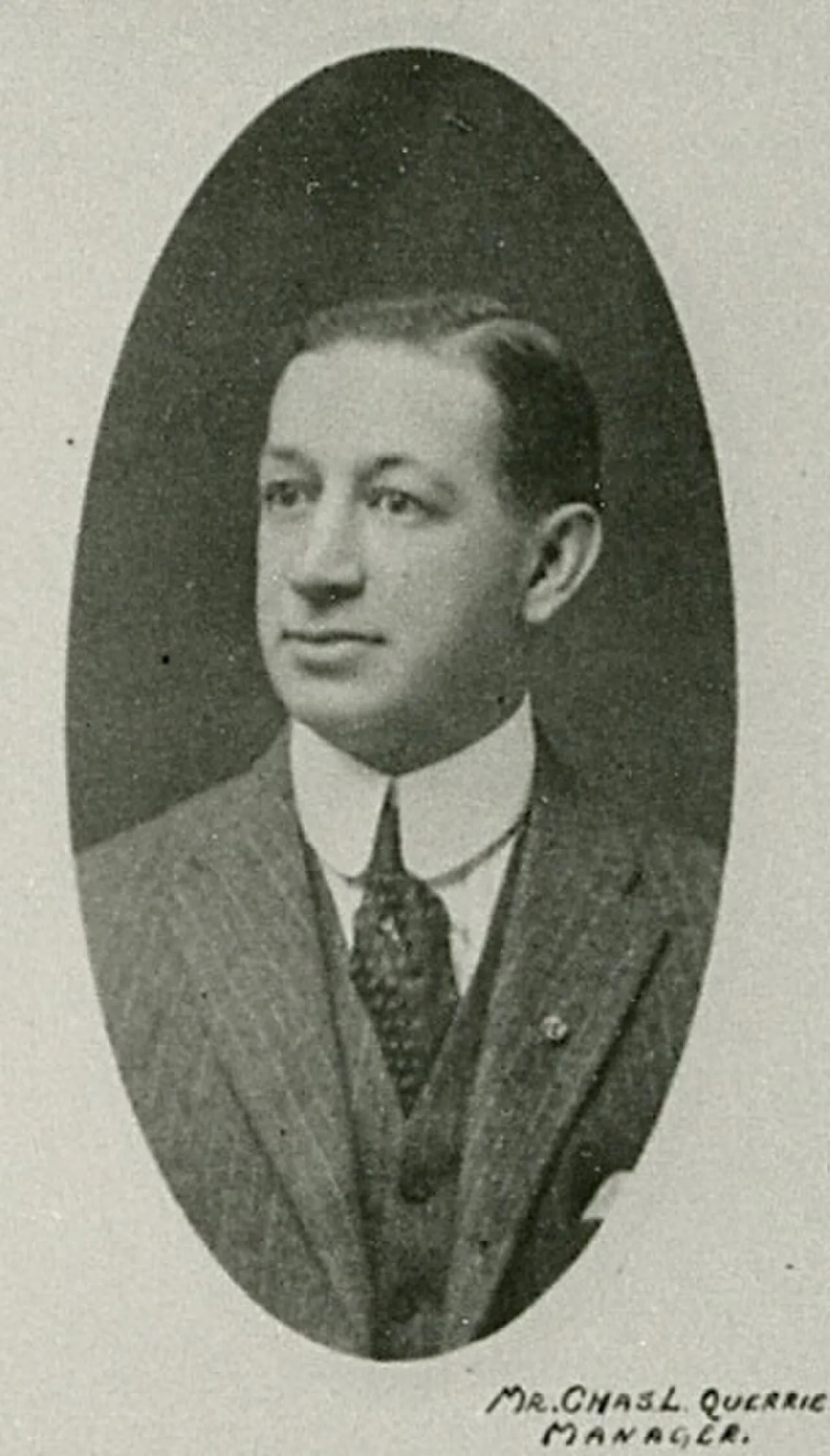 Porträt von Charles Querrie (1877–1950) – Gedenkseite