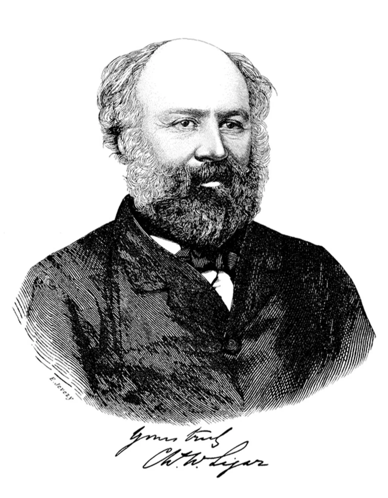 Porträt von Charles Ligar (1811–1881) – Gedenkseite