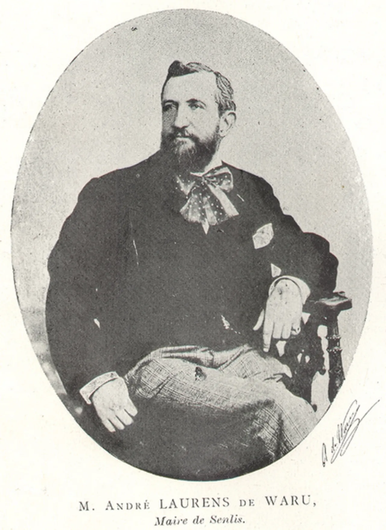Portrait of André de Waru (1846–1926) – memorial page