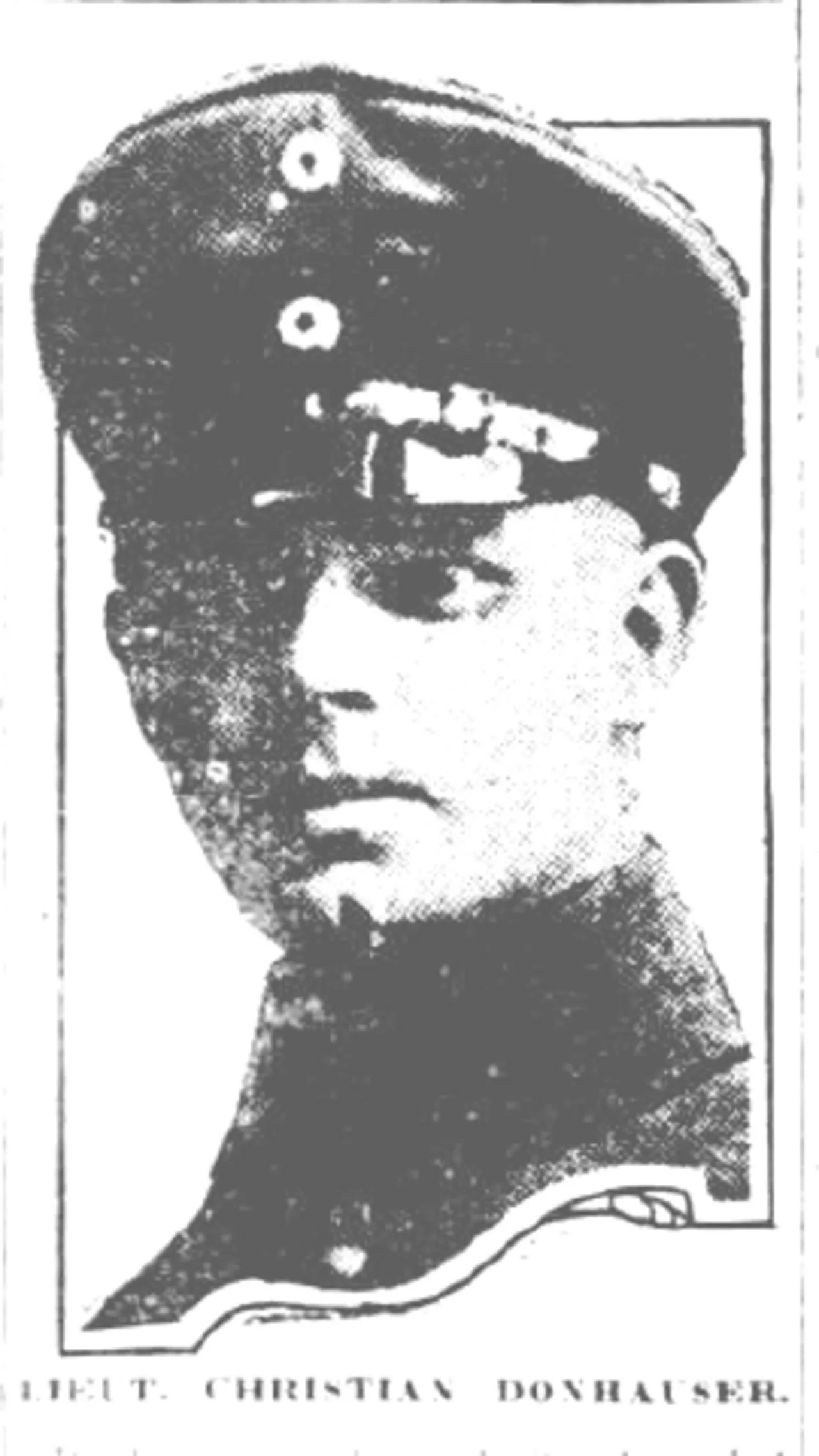 Porträt von Christian Donhauser (1894–1919) – Gedenkseite