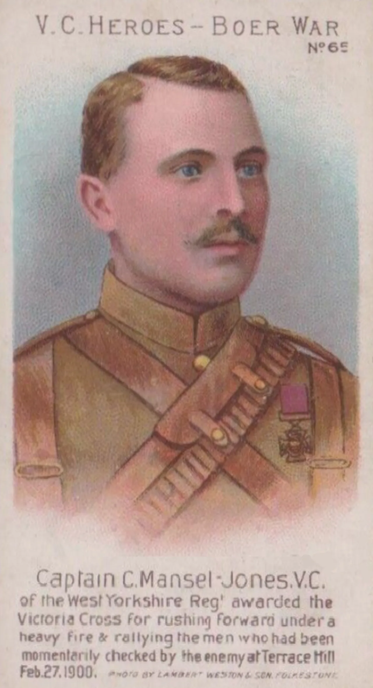 Porträt von Conwyn Mansel-Jones (1871–1942) – Gedenkseite