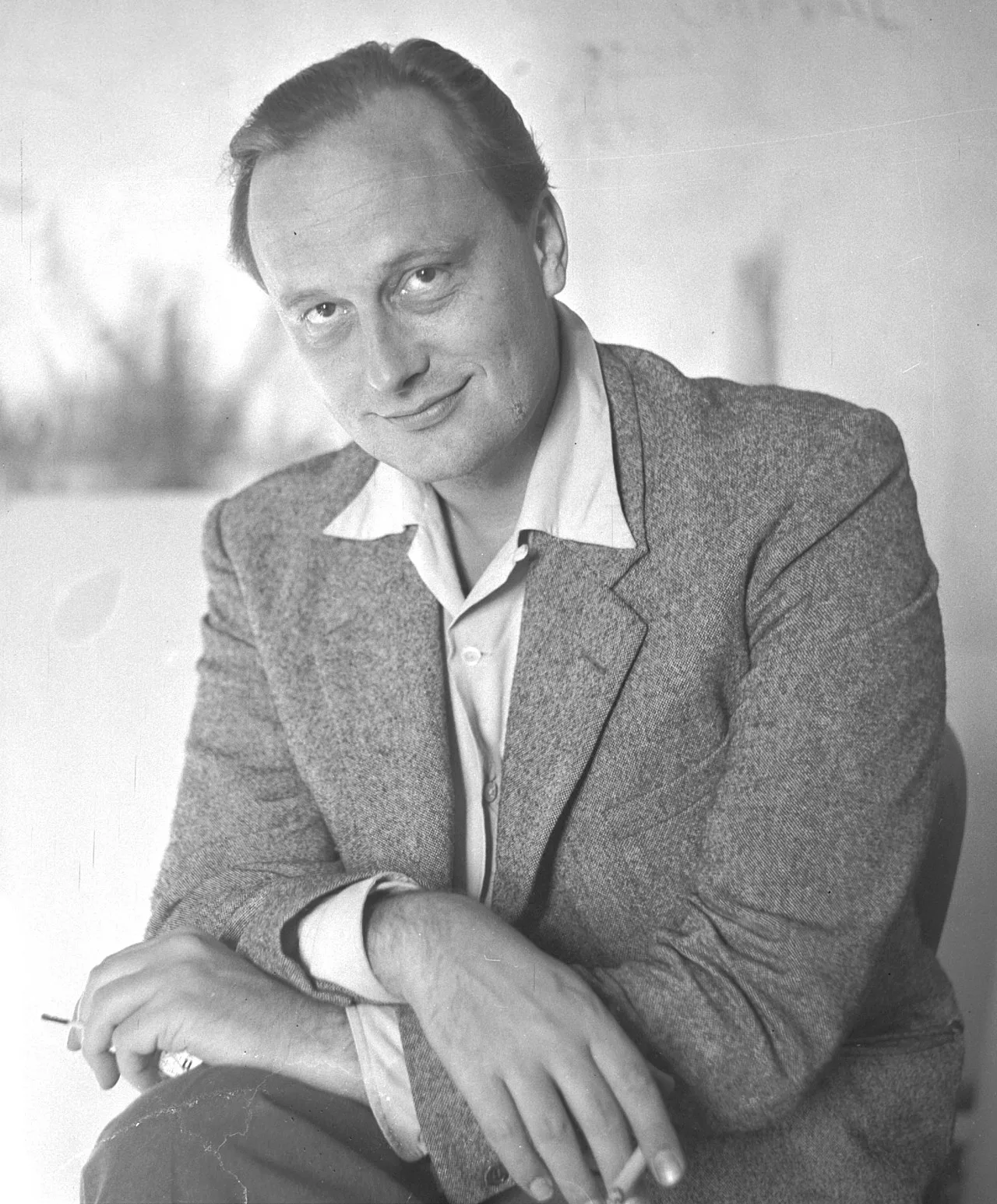 Porträt von André Bjerke (1918–1985) – Gedenkseite