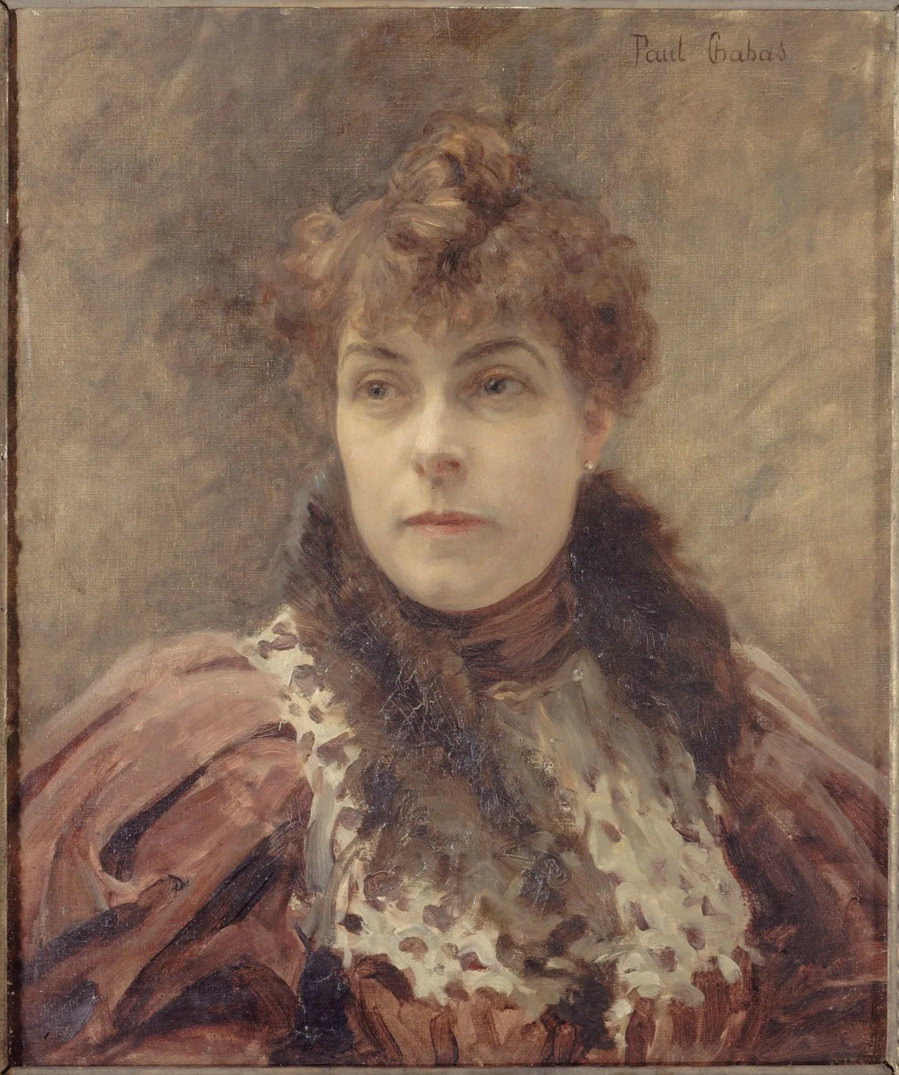 Porträt von Jeanne Lapauze (1854–1921) – Gedenkseite