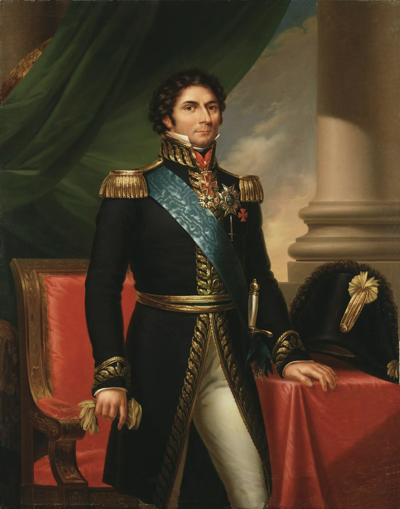 Porträt von Karl XIV. Johann (1763–1844) – Gedenkseite