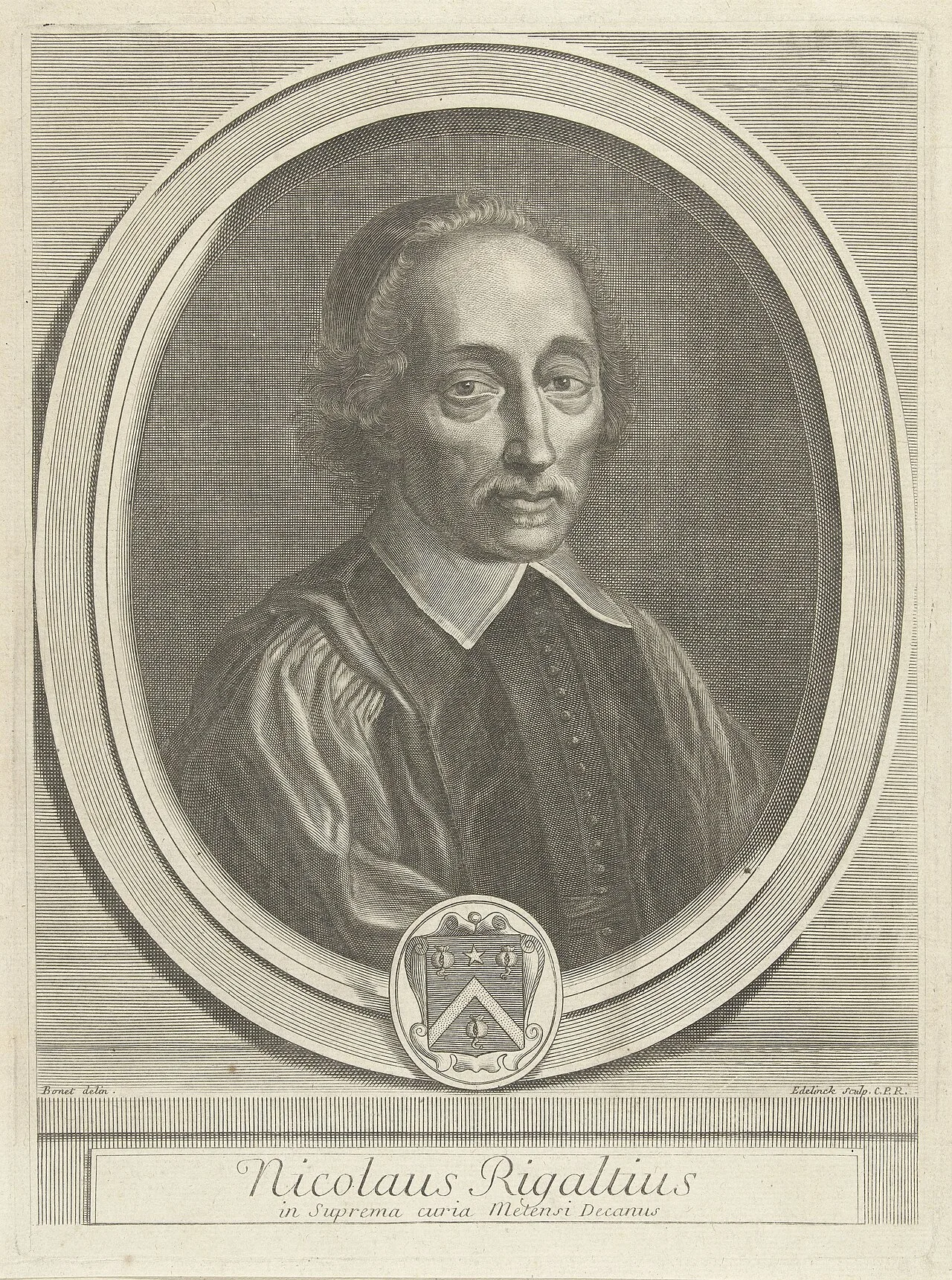 Porträt von Nicolas Rigault (1577–1654) – Gedenkseite