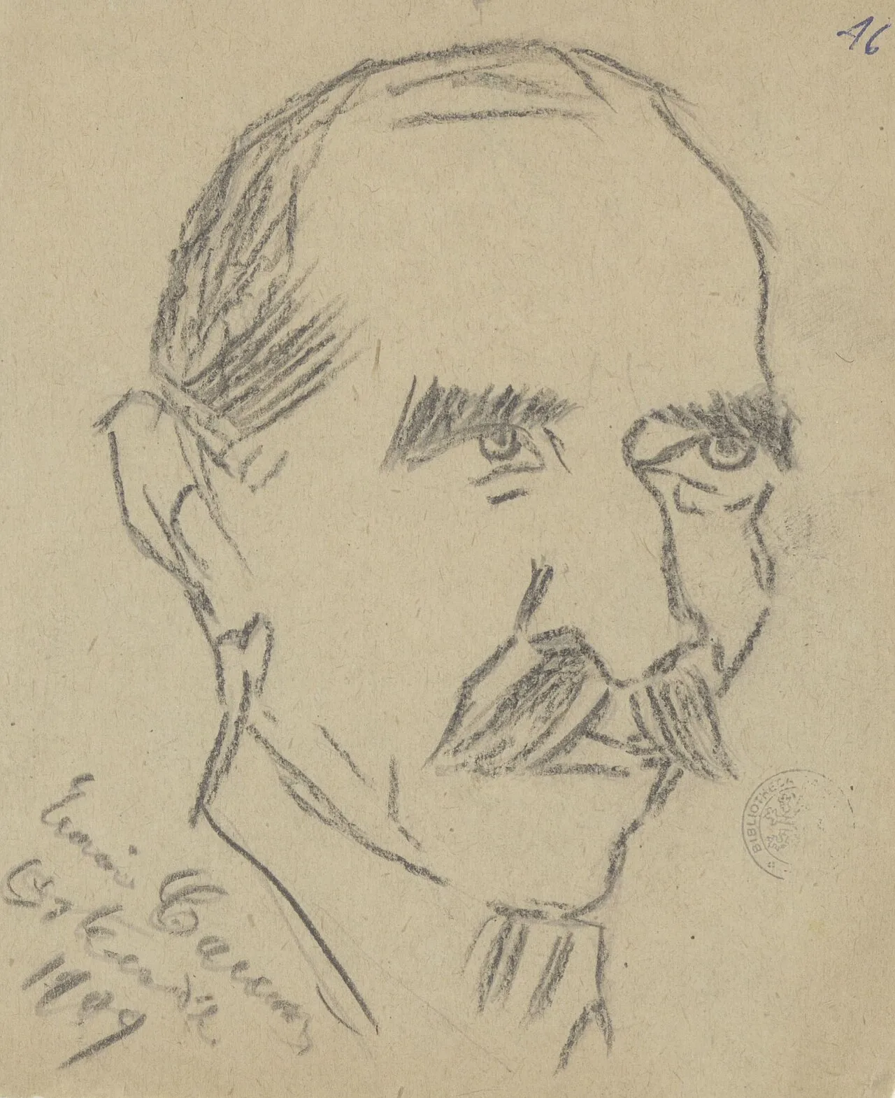 Porträt von Edoardo Sonzogno (1836–1920) – Gedenkseite