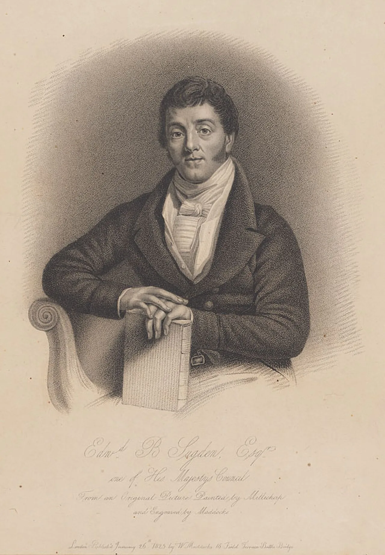 Porträt von Edward Sugden (1781–1875) – Gedenkseite
