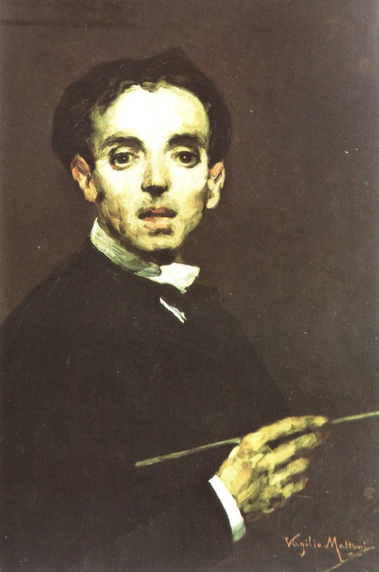 Porträt von Virgilio Mattoni de la Fuente (1842–1923) – Gedenkseite