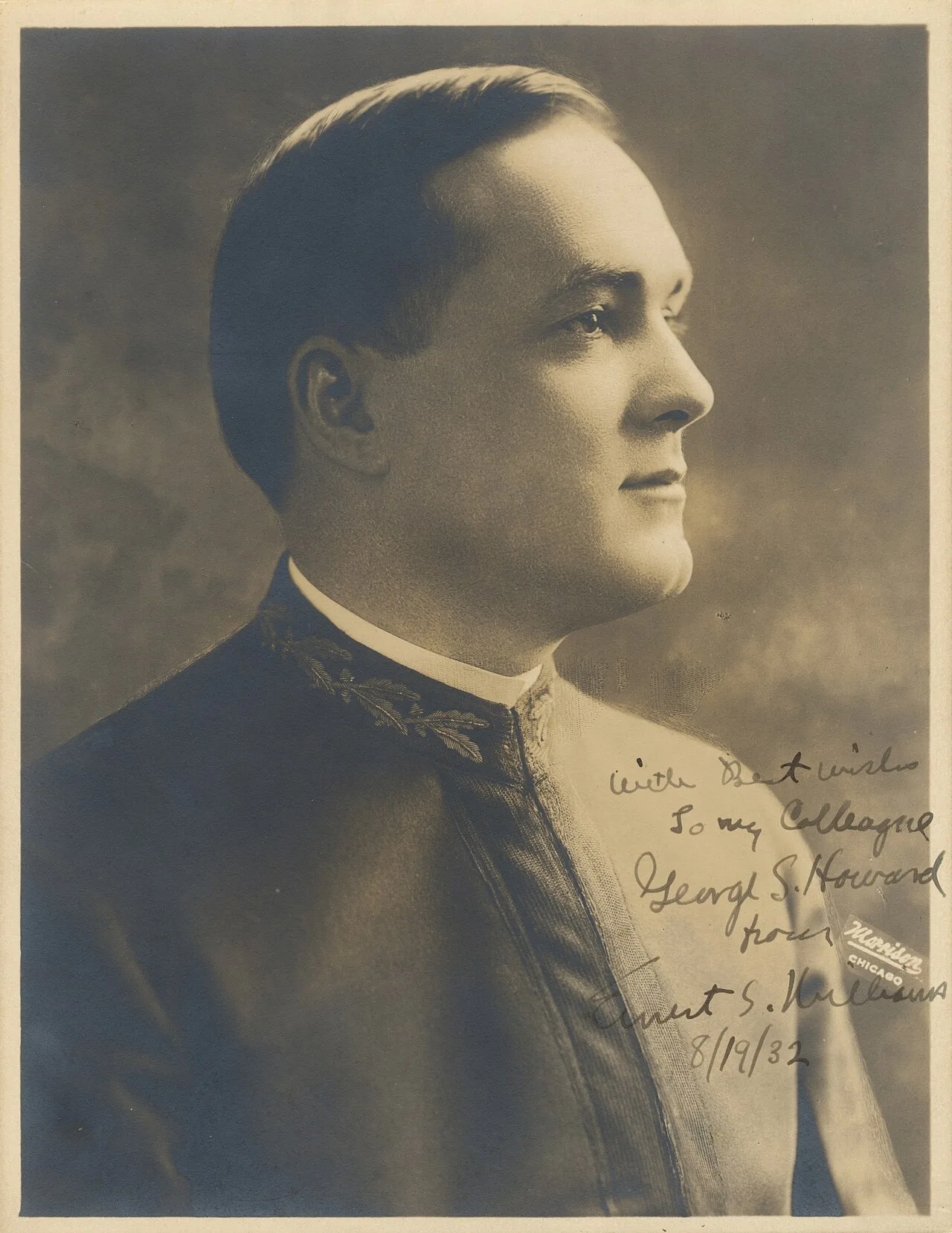Porträt von Ernest Williams (1881–1947) – Gedenkseite