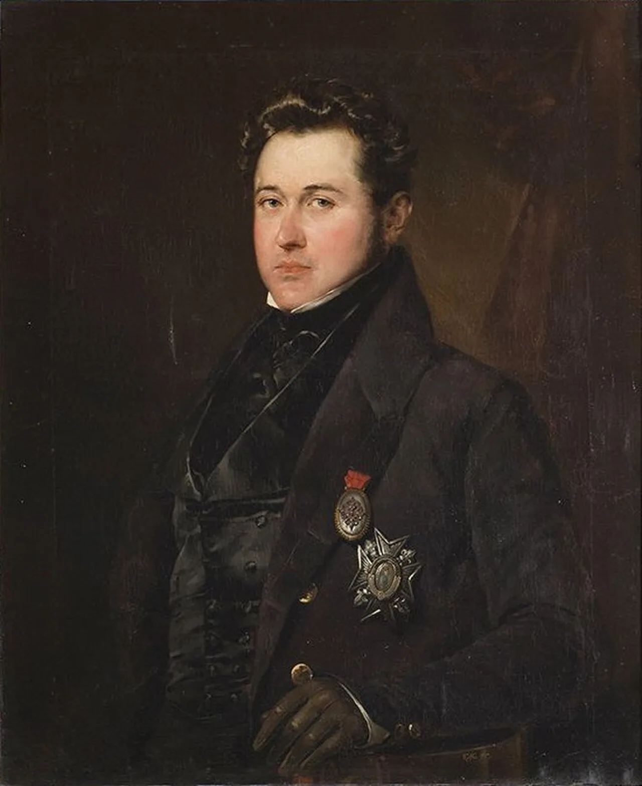Porträt von Manuel de la Pezuela y Ceballos (1797–1872) – Gedenkseite