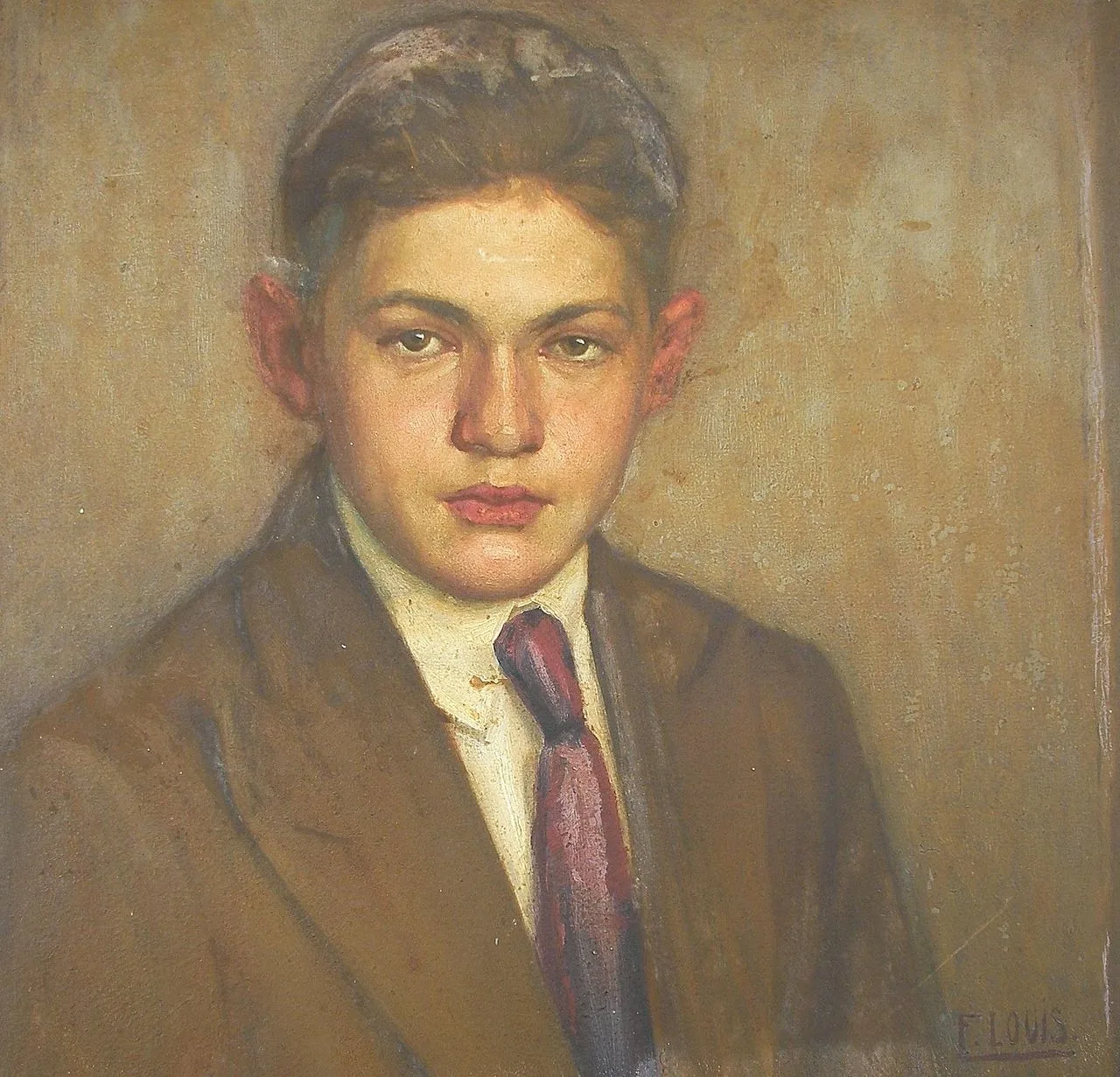 Porträt von Ferdinand Louis Schlemmer (1892–1947) – Gedenkseite