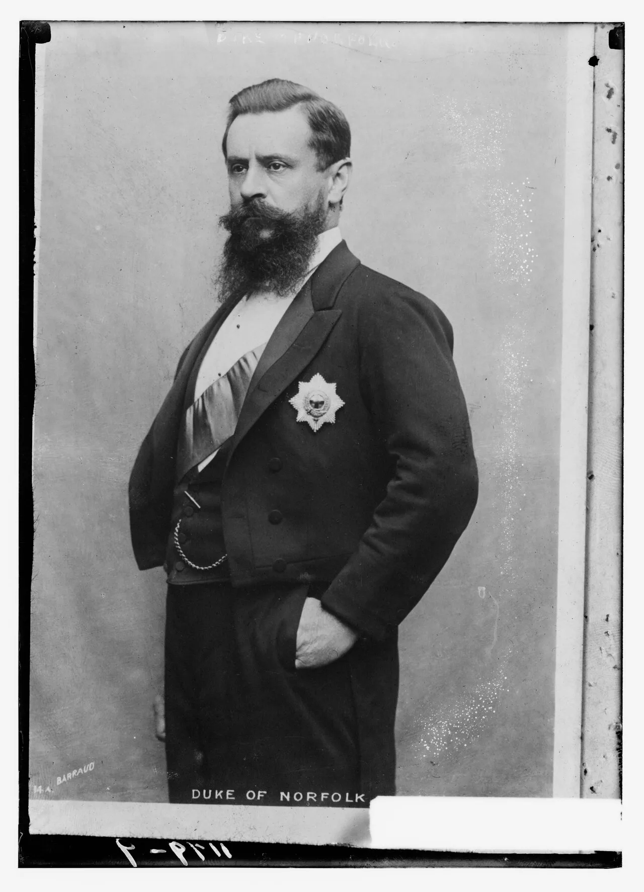 Porträt von Henry Fitzalan-Howard, 15. Duke of Norfolk (1847–1917) – Gedenkseite