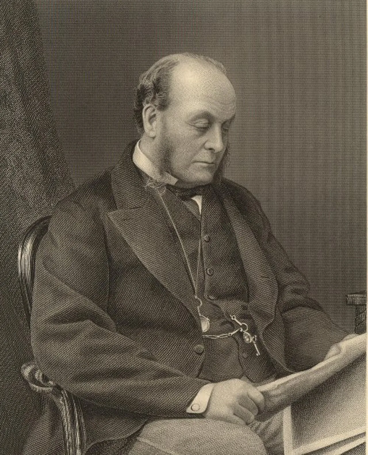Porträt von Gathorne Gathorne-Hardy, 1. Earl of Cranbrook (1814–1906) – Gedenkseite