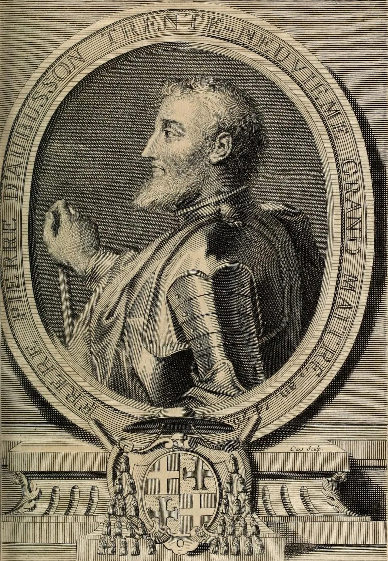 Porträt von Pierre d’Aubusson (1423–1503) – Gedenkseite