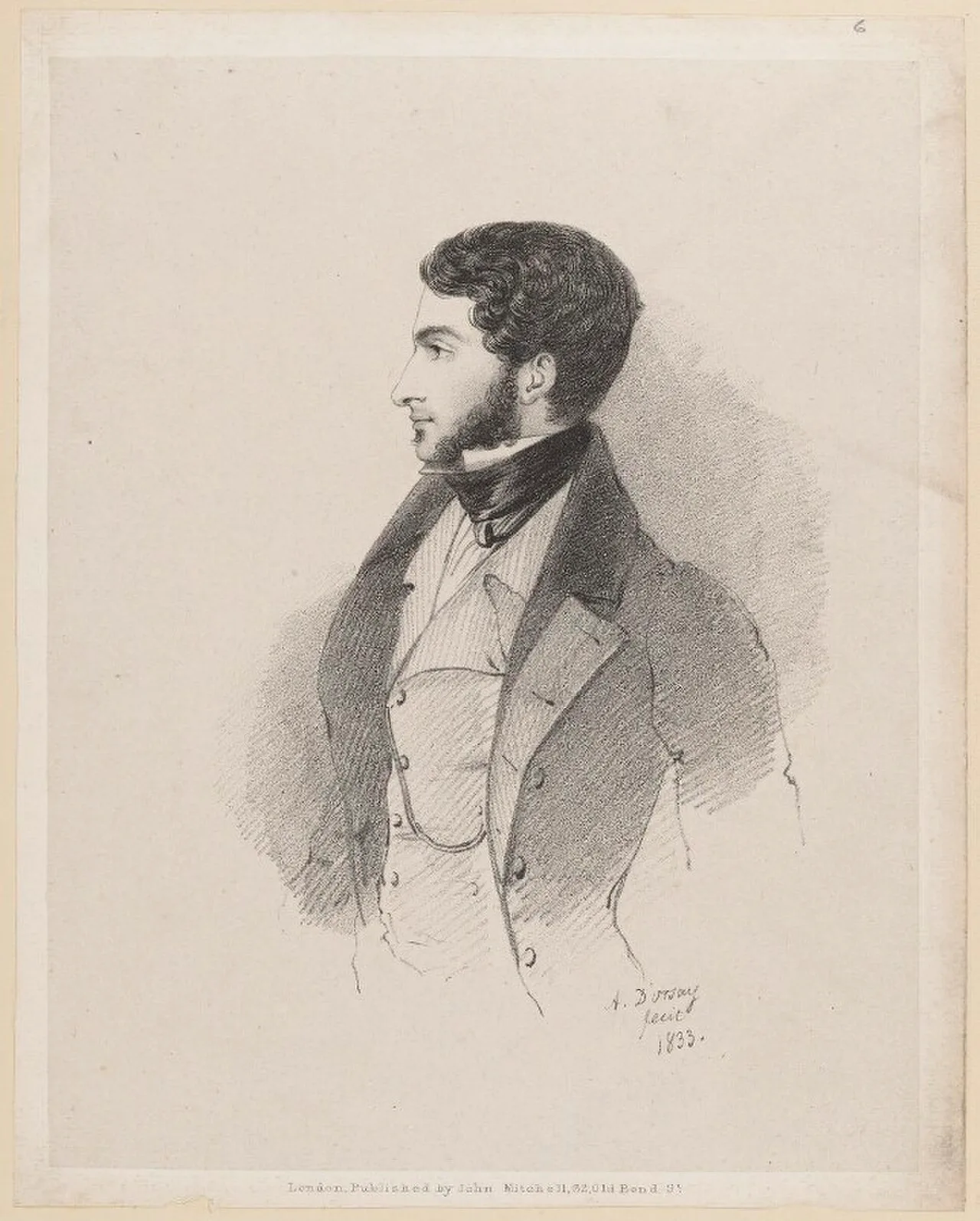 Porträt von George Byng, 2. Earl of Strafford (1806–1886) – Gedenkseite
