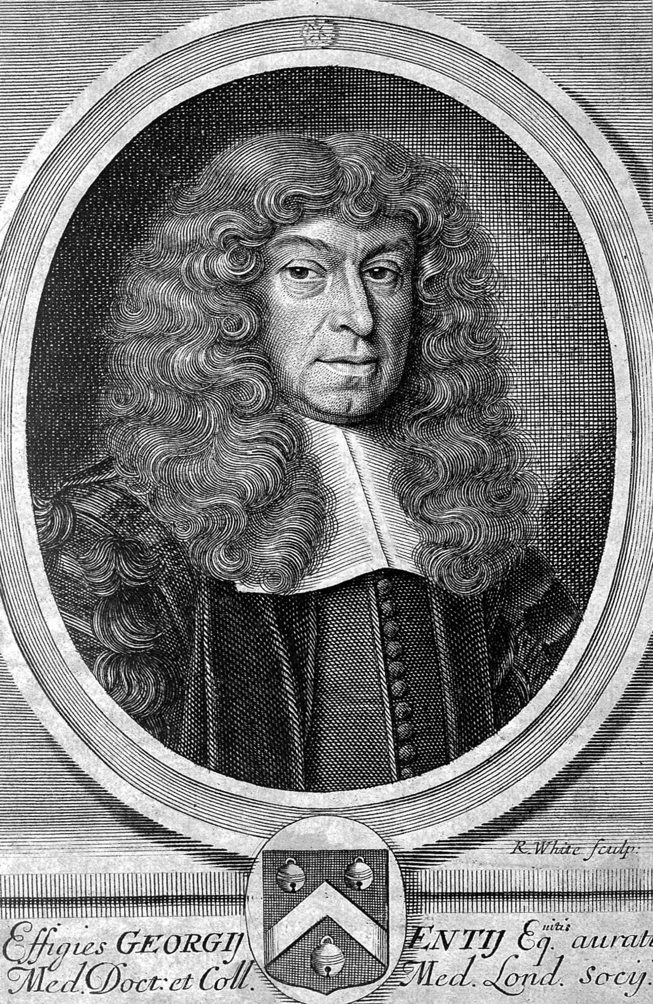 Portrait of George Ent (1604–1689) – memorial page