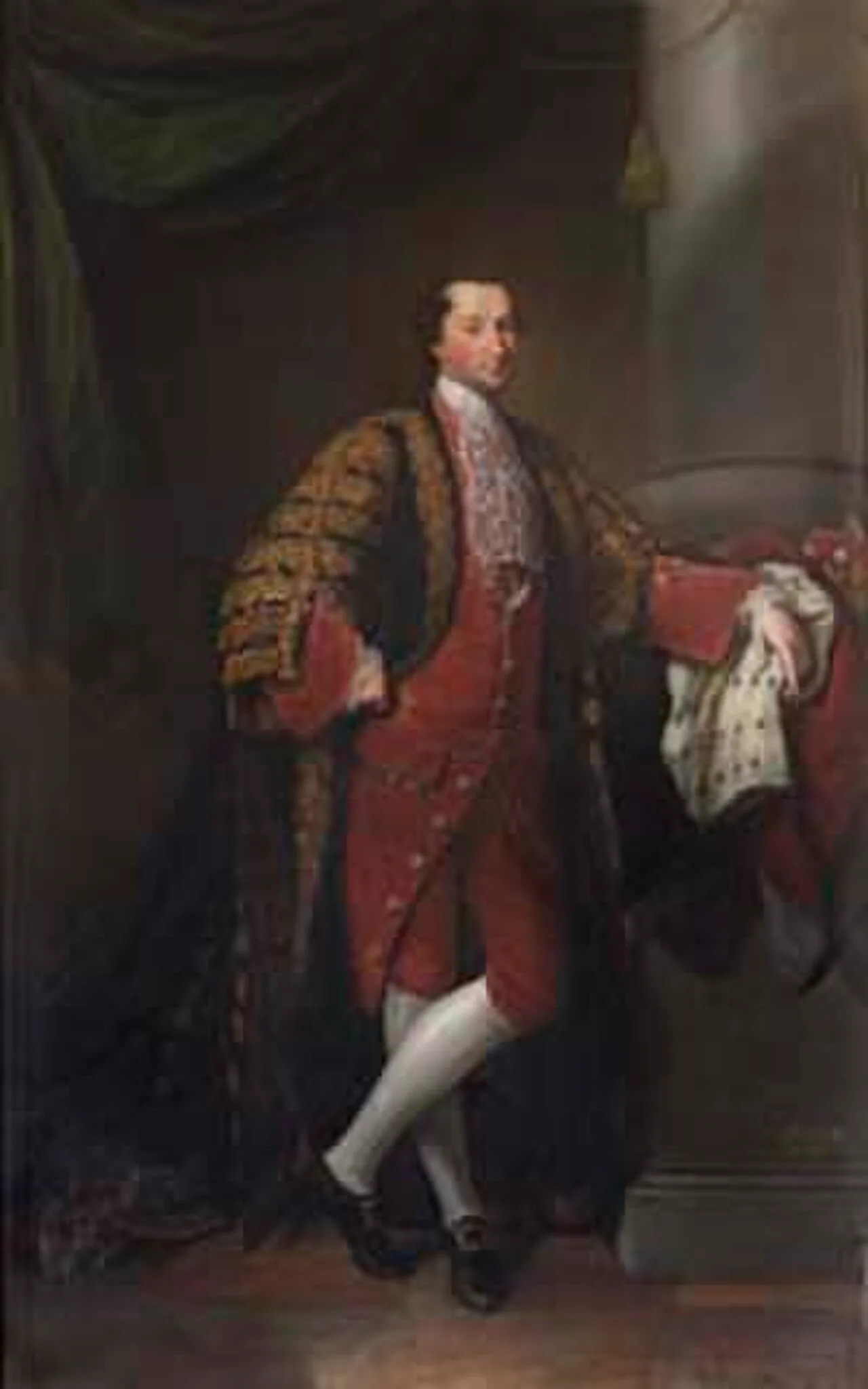 Porträt von George Lee (1718–1772) – Gedenkseite