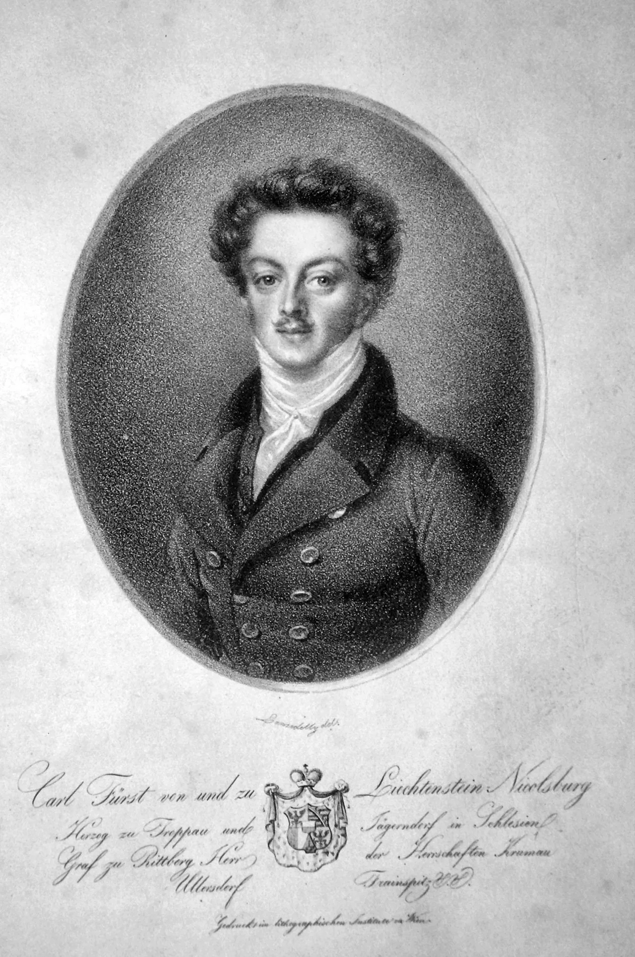 Portrait of Karl Fürst Liechtenstein (1790–1865) – memorial page