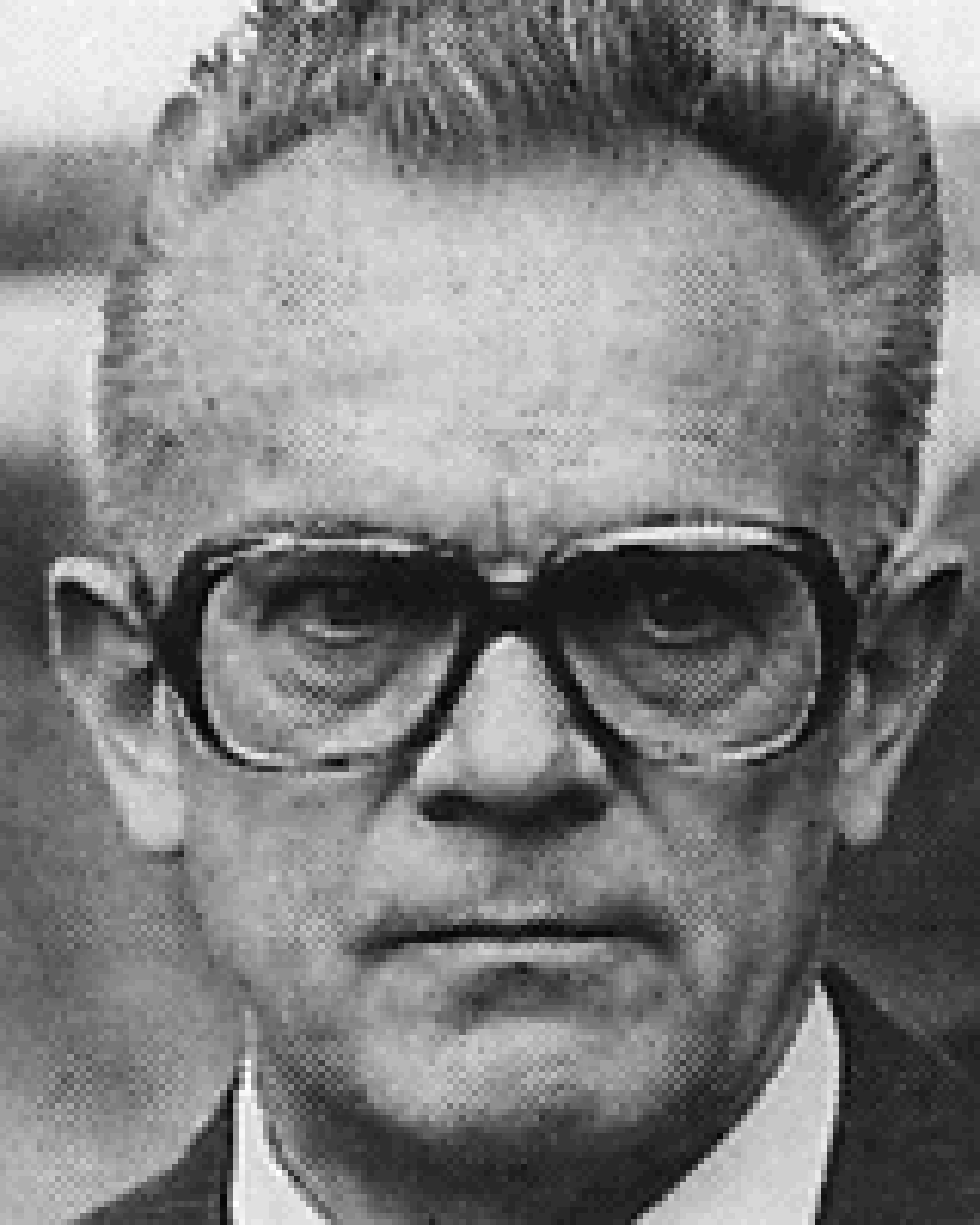 Portrait of Leon Schlumpf (1925–2012) – memorial page