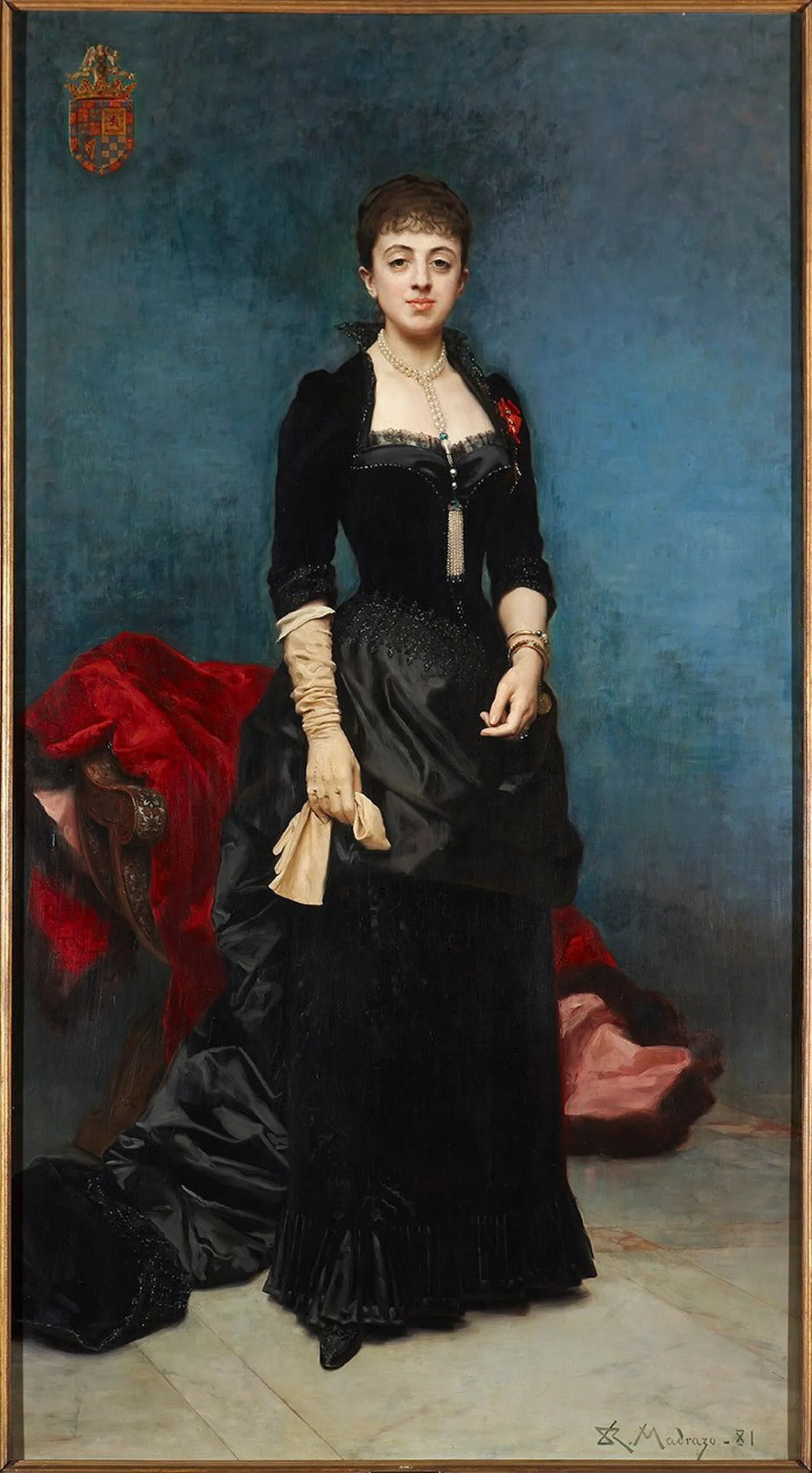Porträt von María del Rosario Falcó y Osorio (1854–1904) – Gedenkseite
